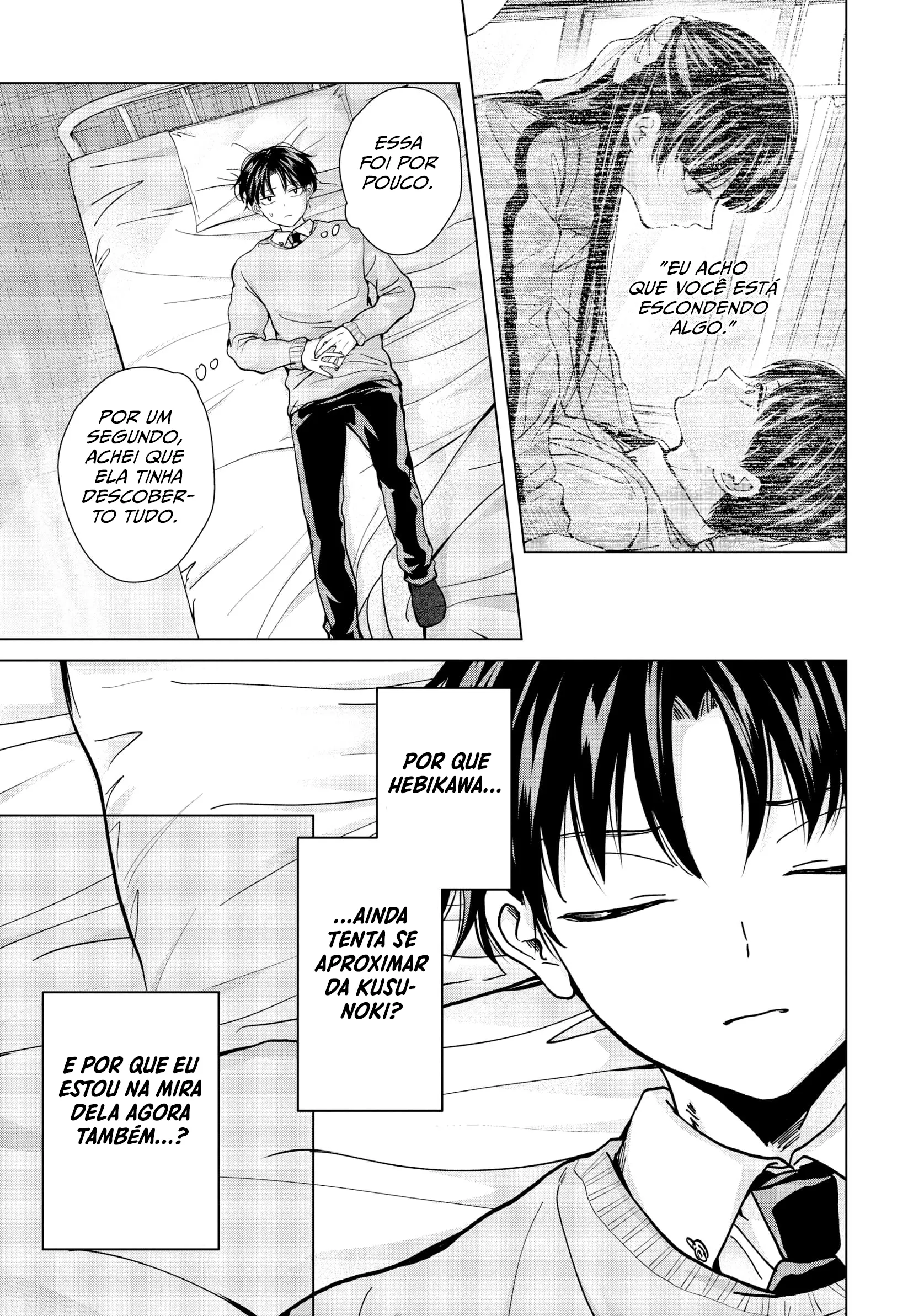 Kusunoki Fracassou em Estrear no Ensino Médio Capitulo 14 Pagina 12