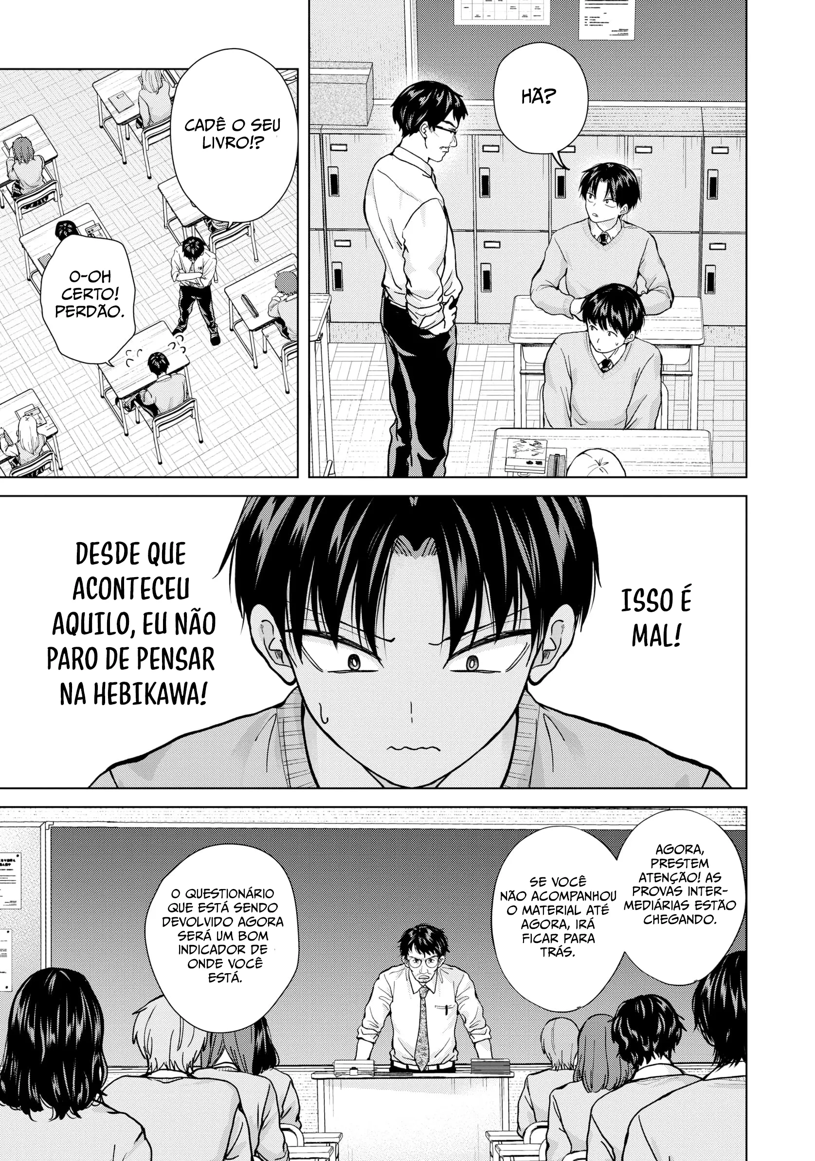 Kusunoki Fracassou em Estrear no Ensino Médio Capitulo 14 Pagina 14