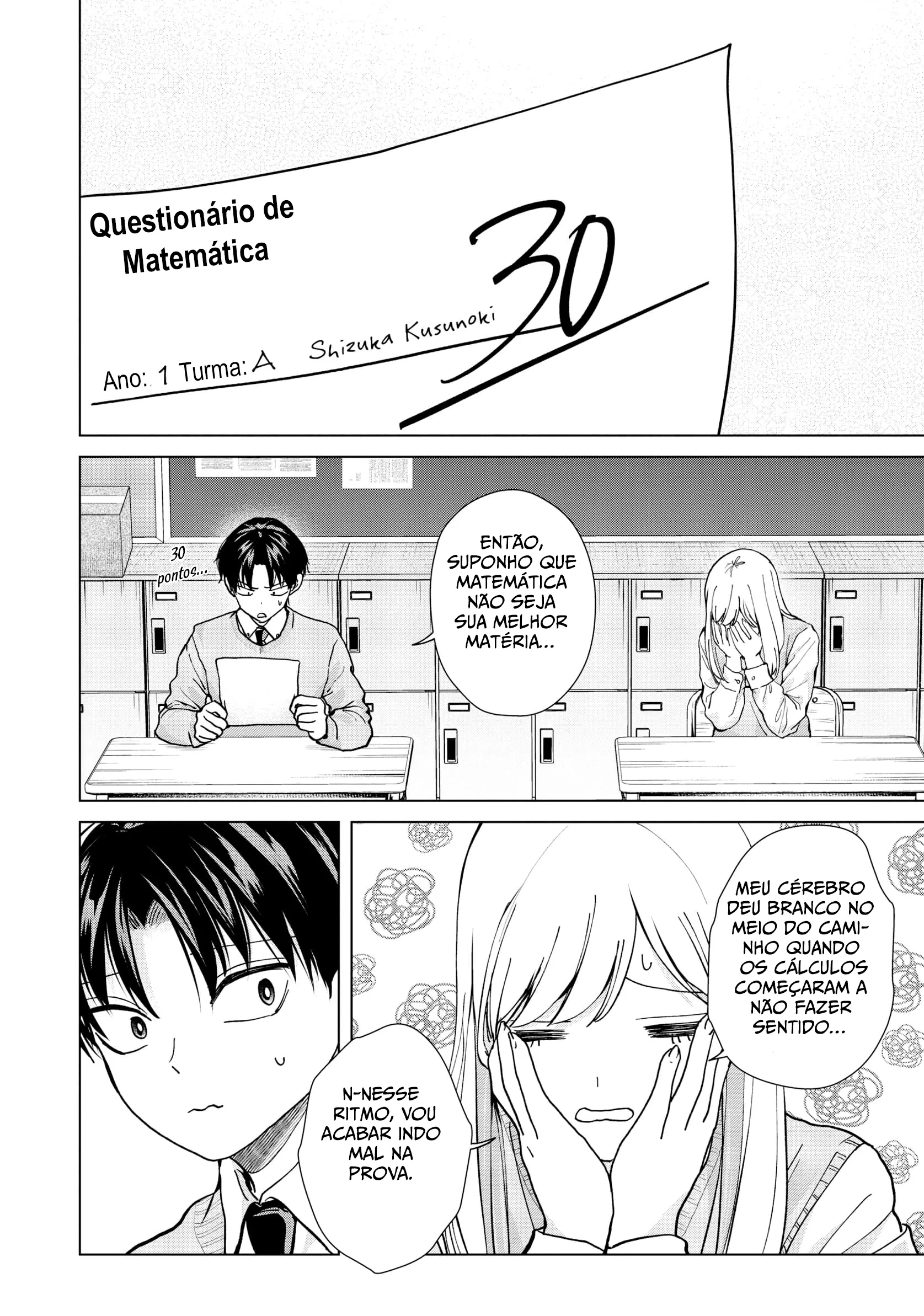 Kusunoki Fracassou em Estrear no Ensino Médio Capitulo 14 Pagina 17