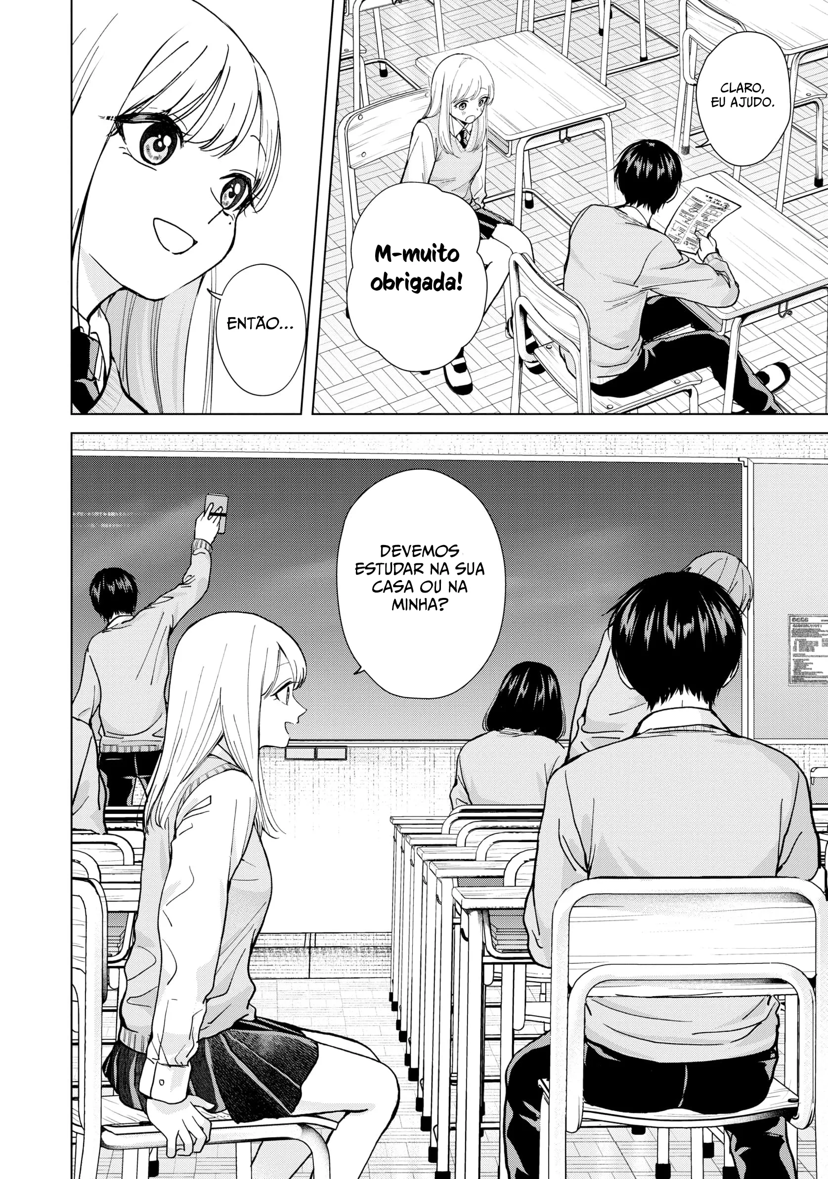 Kusunoki Fracassou em Estrear no Ensino Médio Capitulo 14 Pagina 19