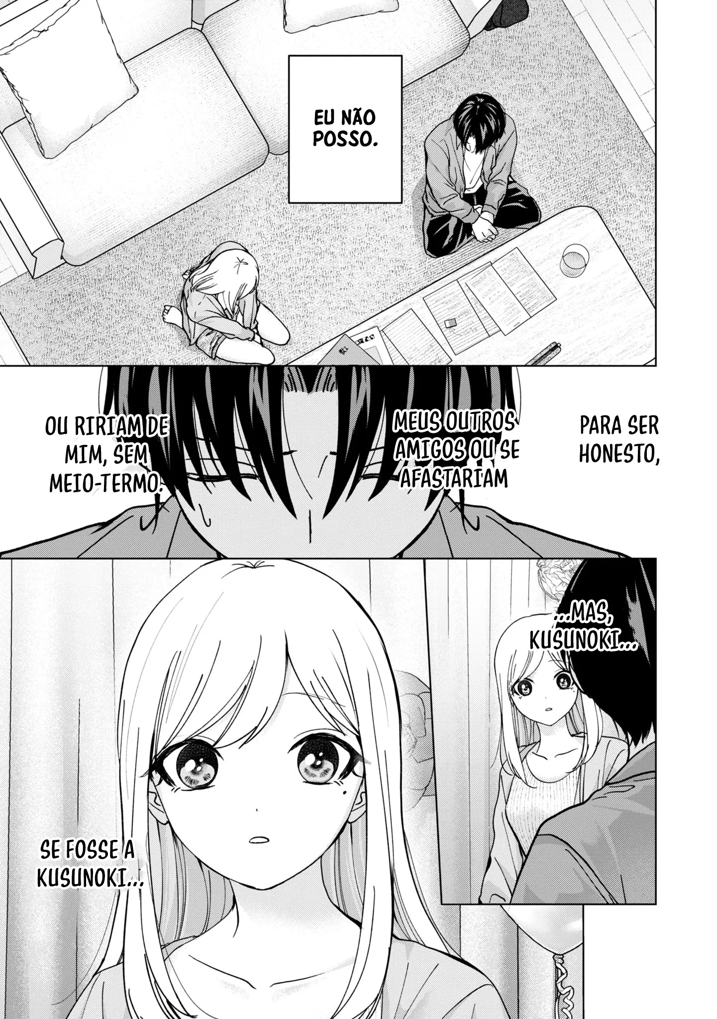 Kusunoki Fracassou em Estrear no Ensino Médio Capitulo 15 Pagina 12
