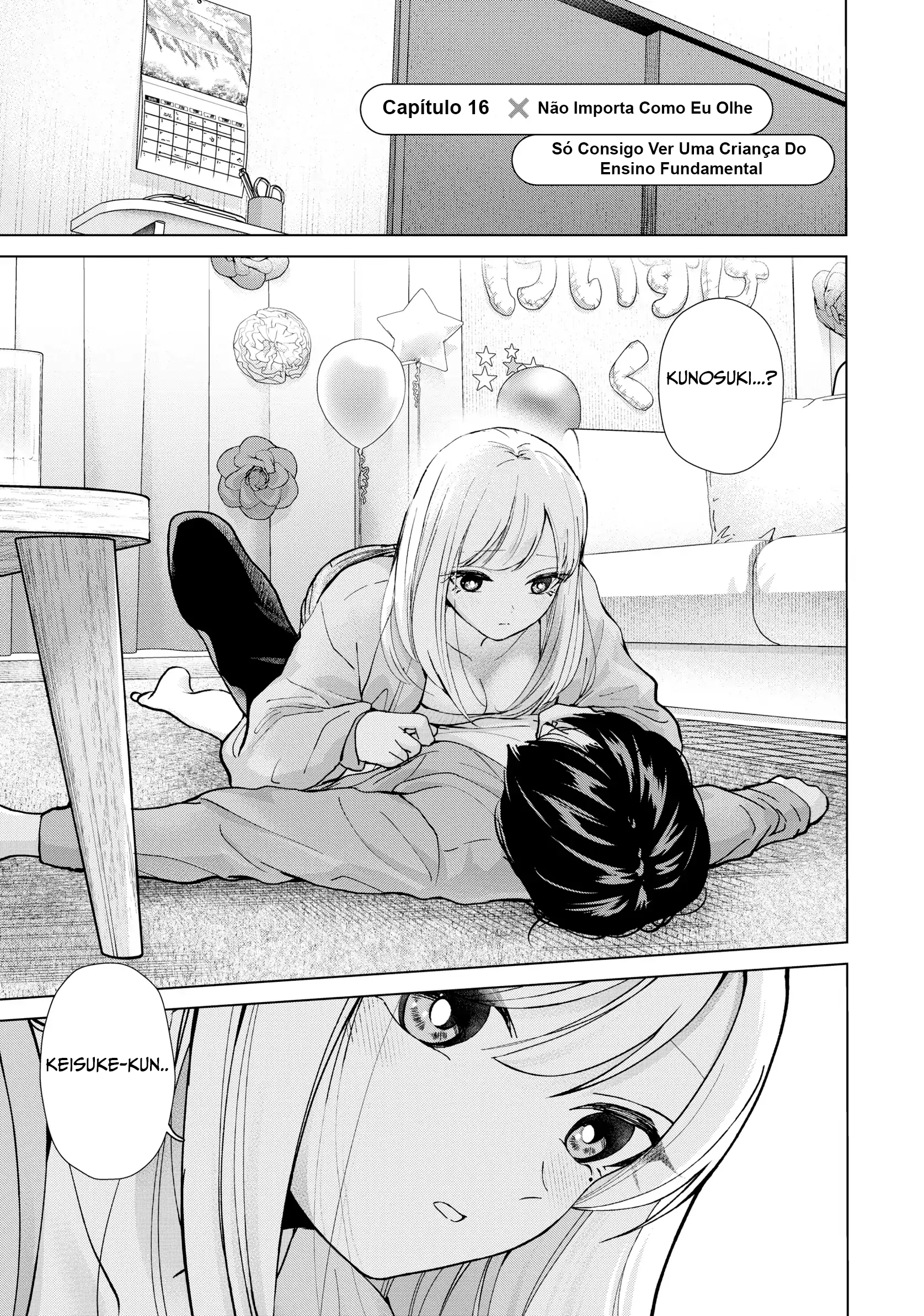 Kusunoki Fracassou em Estrear no Ensino Médio Capitulo 16 Pagina 2