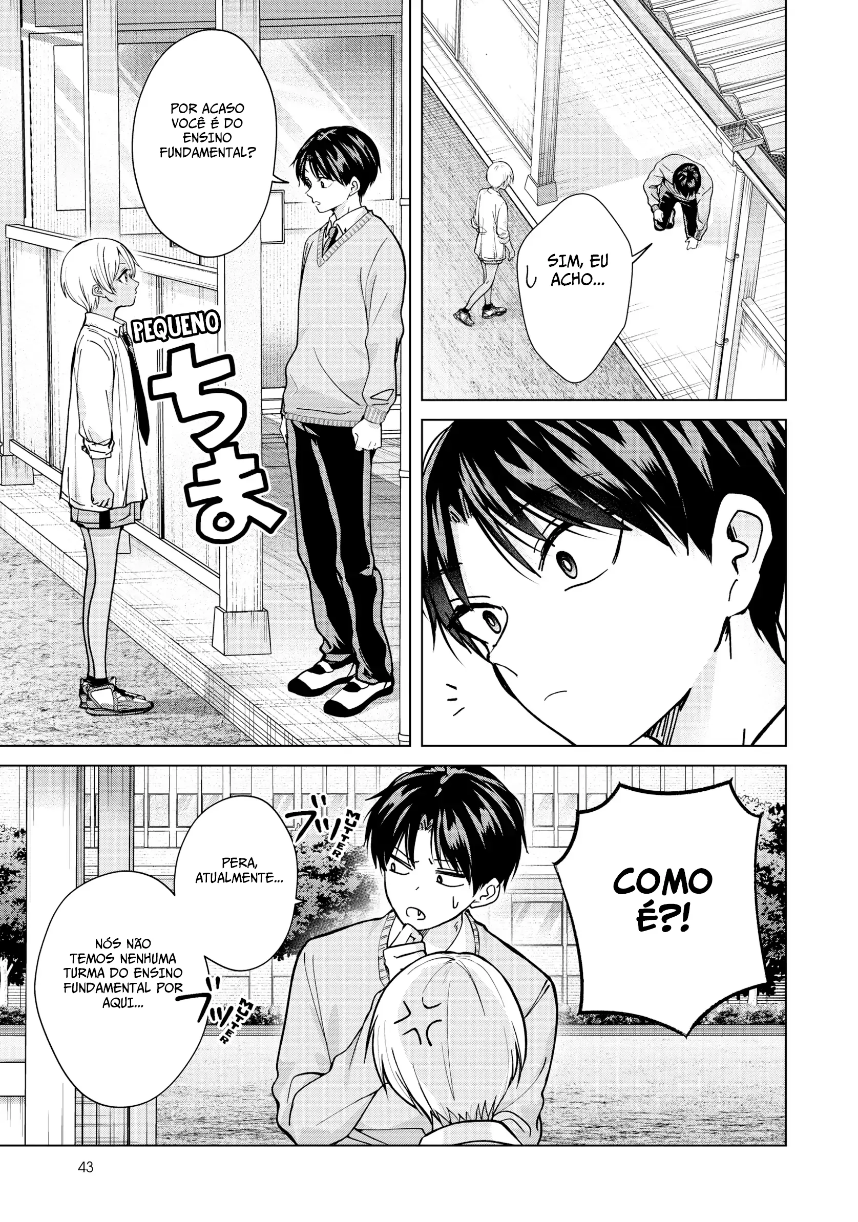 Kusunoki Fracassou em Estrear no Ensino Médio Capitulo 16 Pagina 20