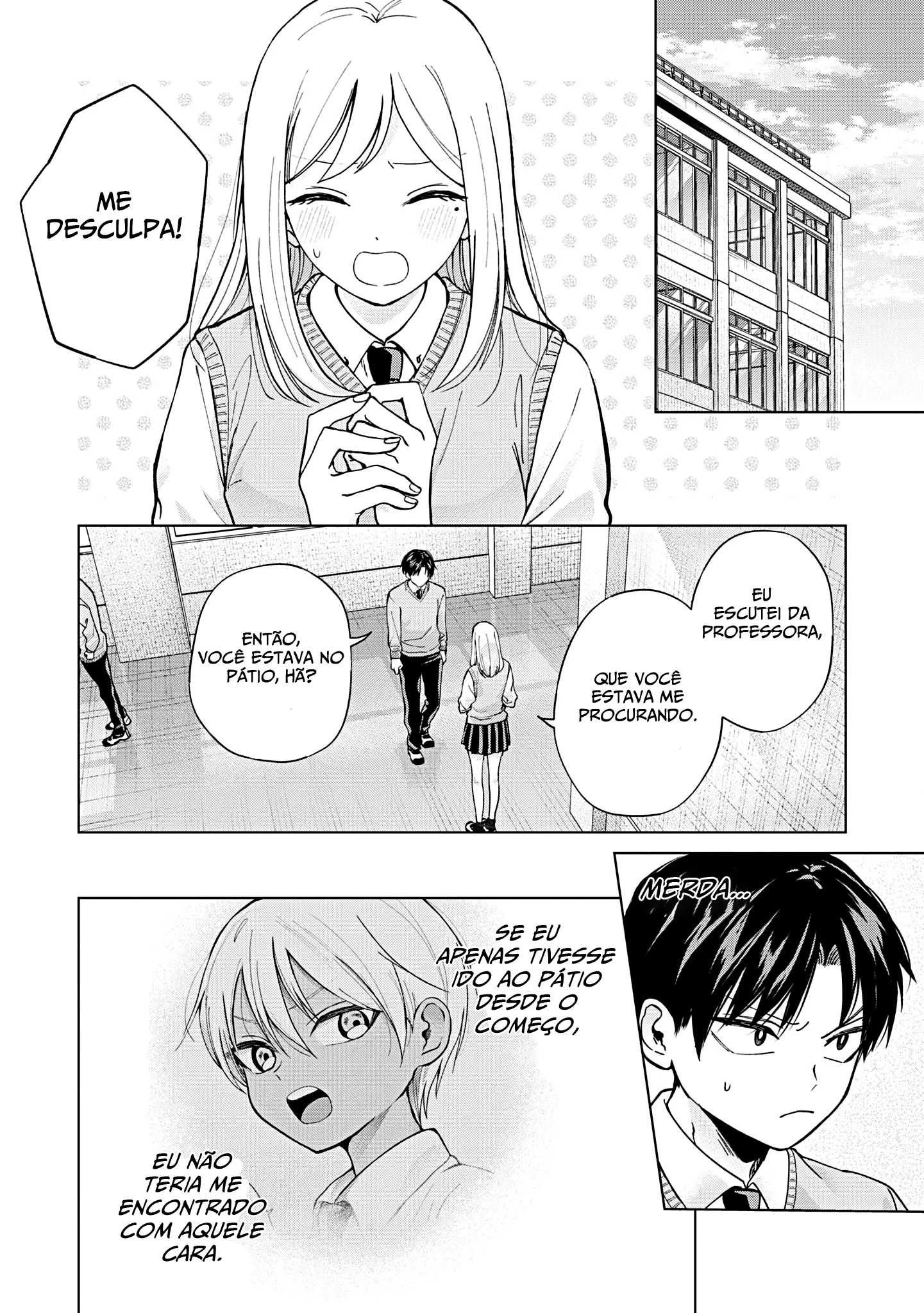 Kusunoki Fracassou em Estrear no Ensino Médio Capitulo 17 Pagina 3