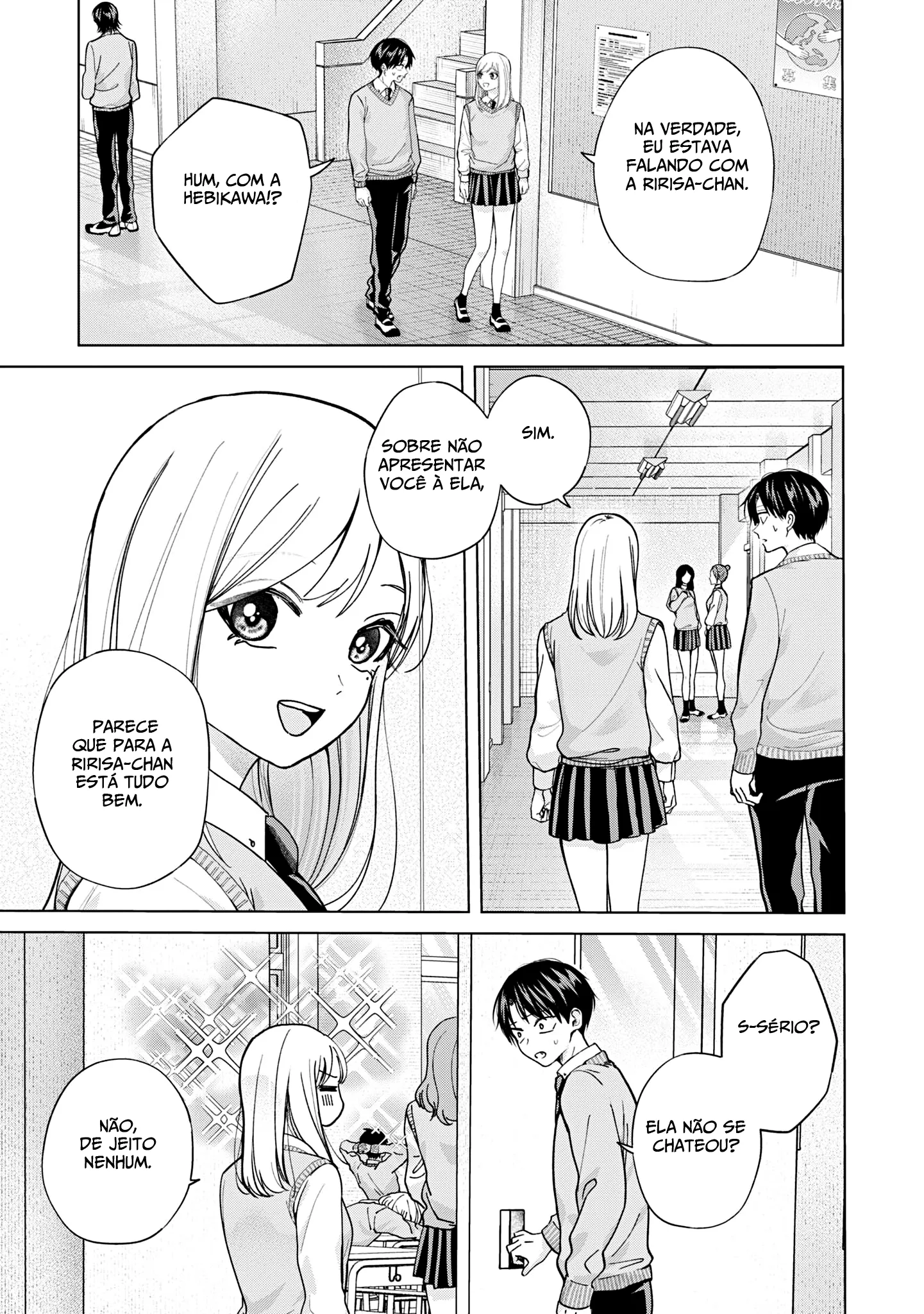 Kusunoki Fracassou em Estrear no Ensino Médio Capitulo 17 Pagina 4