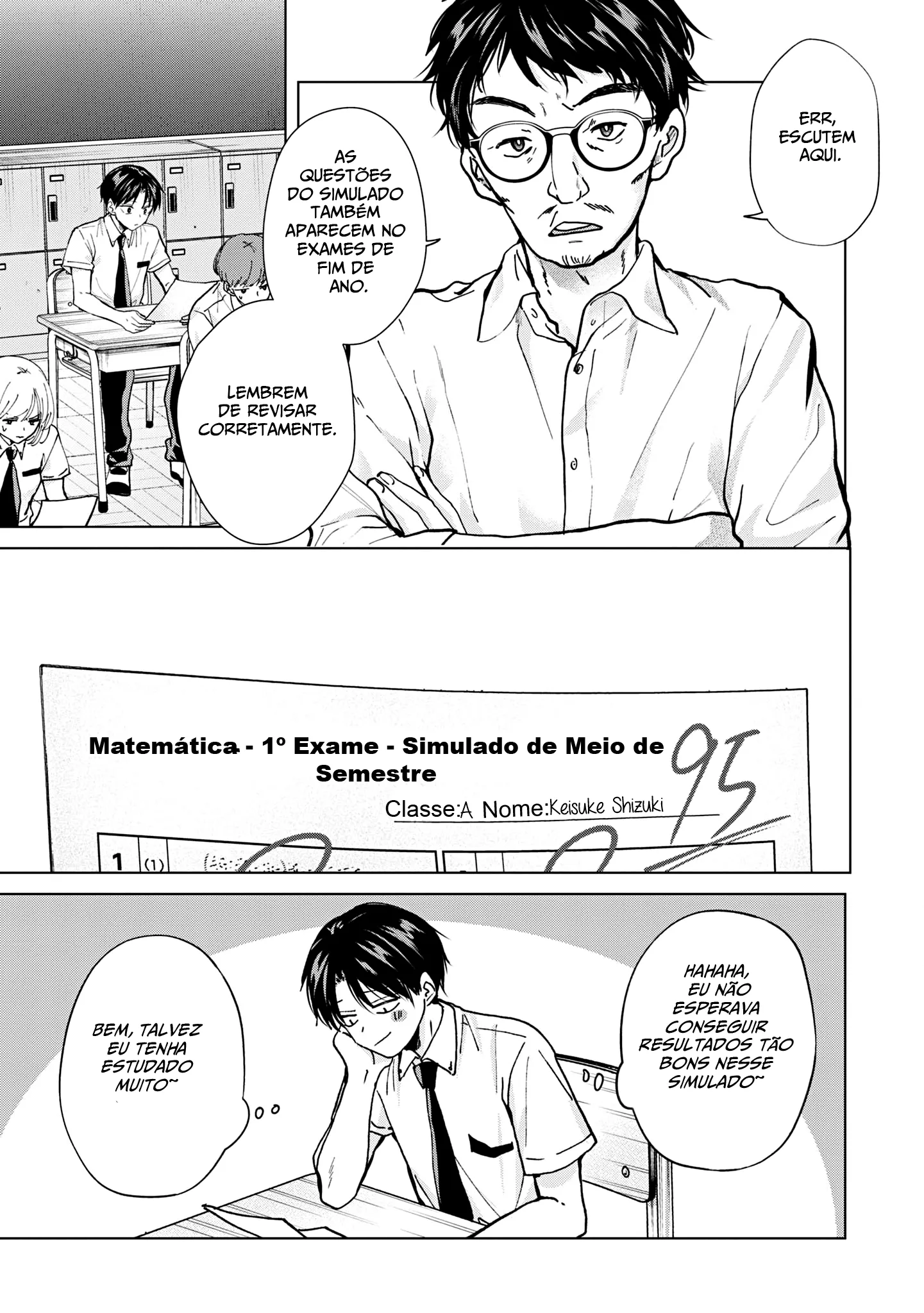 Kusunoki Fracassou em Estrear no Ensino Médio Capitulo 17 Pagina 8