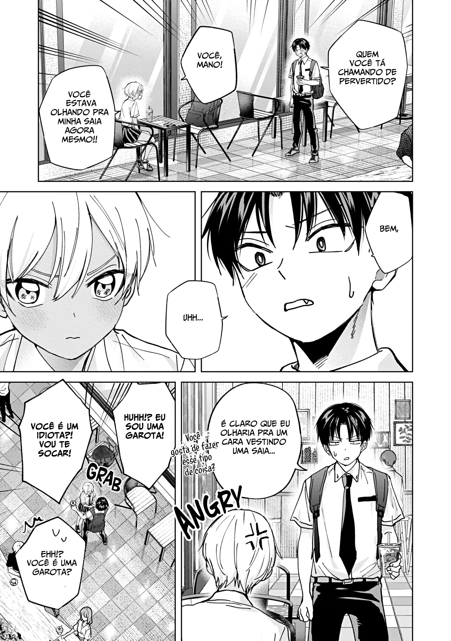 Kusunoki Fracassou em Estrear no Ensino Médio Capitulo 17 Pagina 20