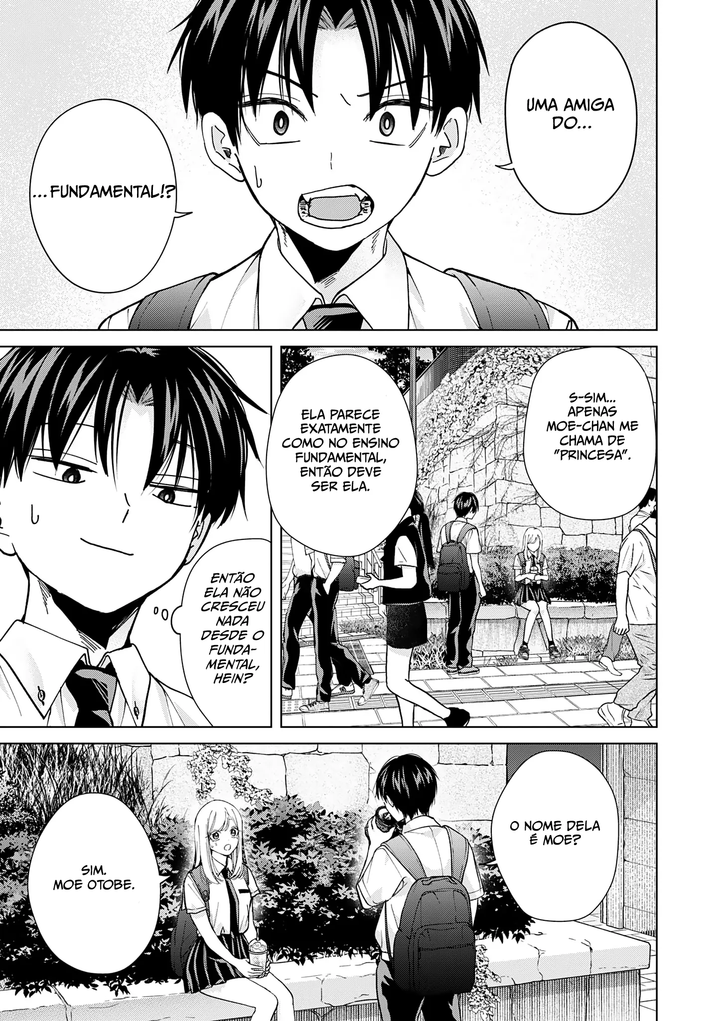 Kusunoki Fracassou em Estrear no Ensino Médio Capitulo 18 Pagina 6