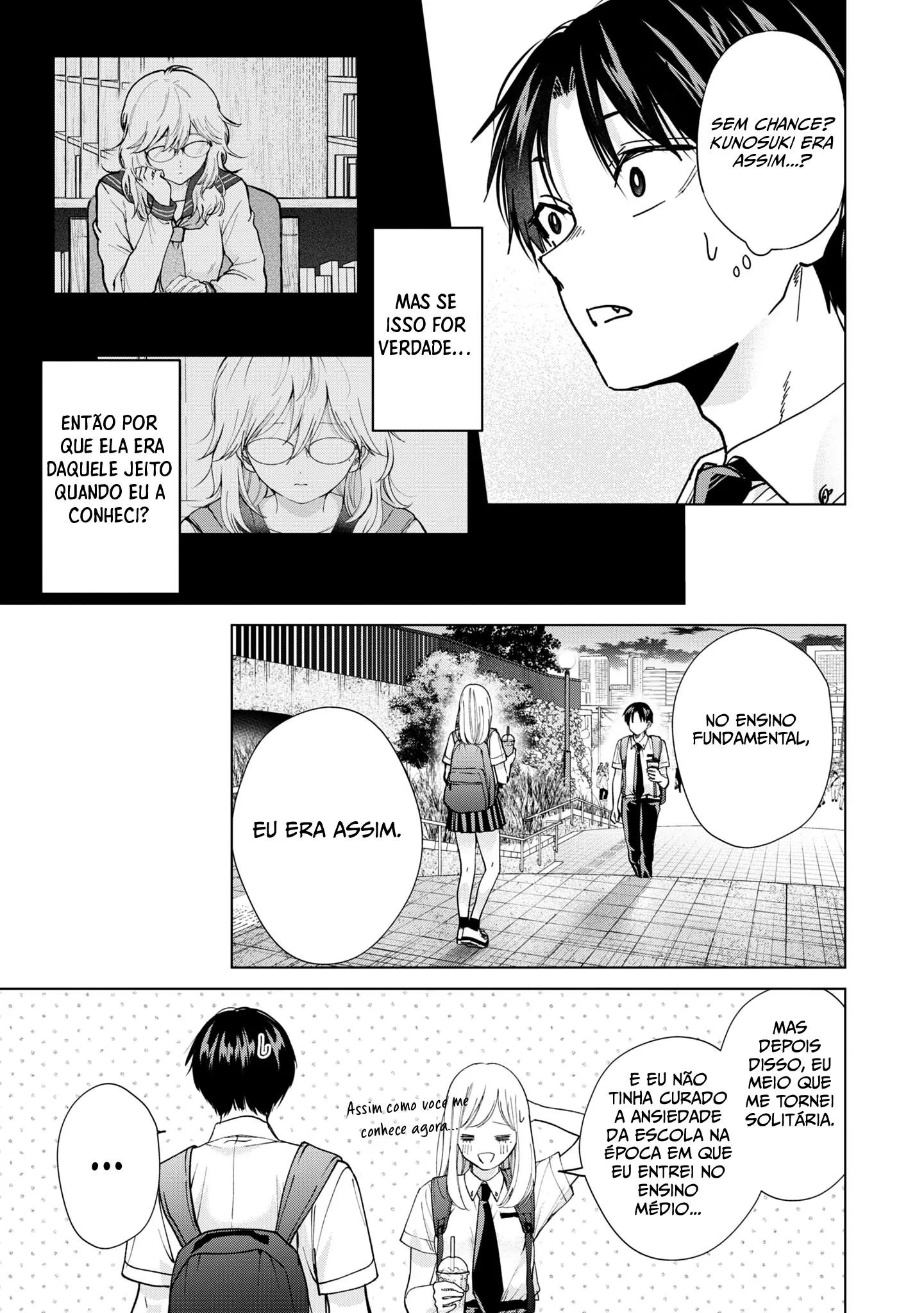 Kusunoki Fracassou em Estrear no Ensino Médio Capitulo 18 Pagina 10