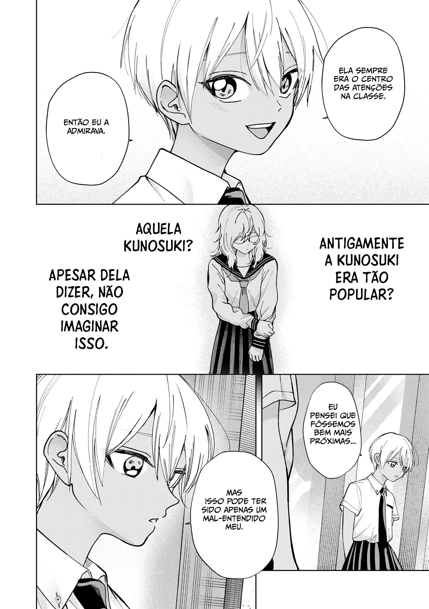 Kusunoki Fracassou em Estrear no Ensino Médio Capitulo 18 Pagina 19