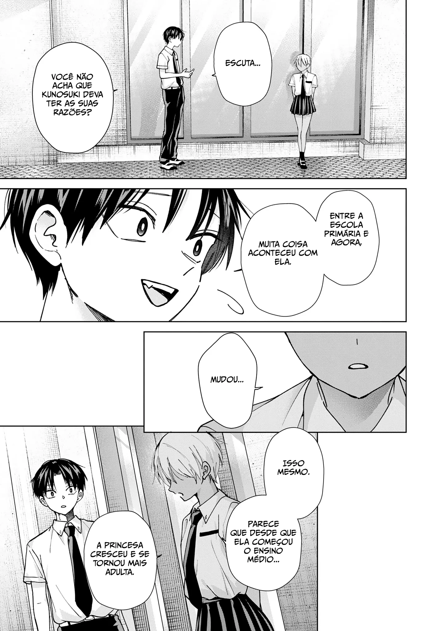 Kusunoki Fracassou em Estrear no Ensino Médio Capitulo 18 Pagina 20