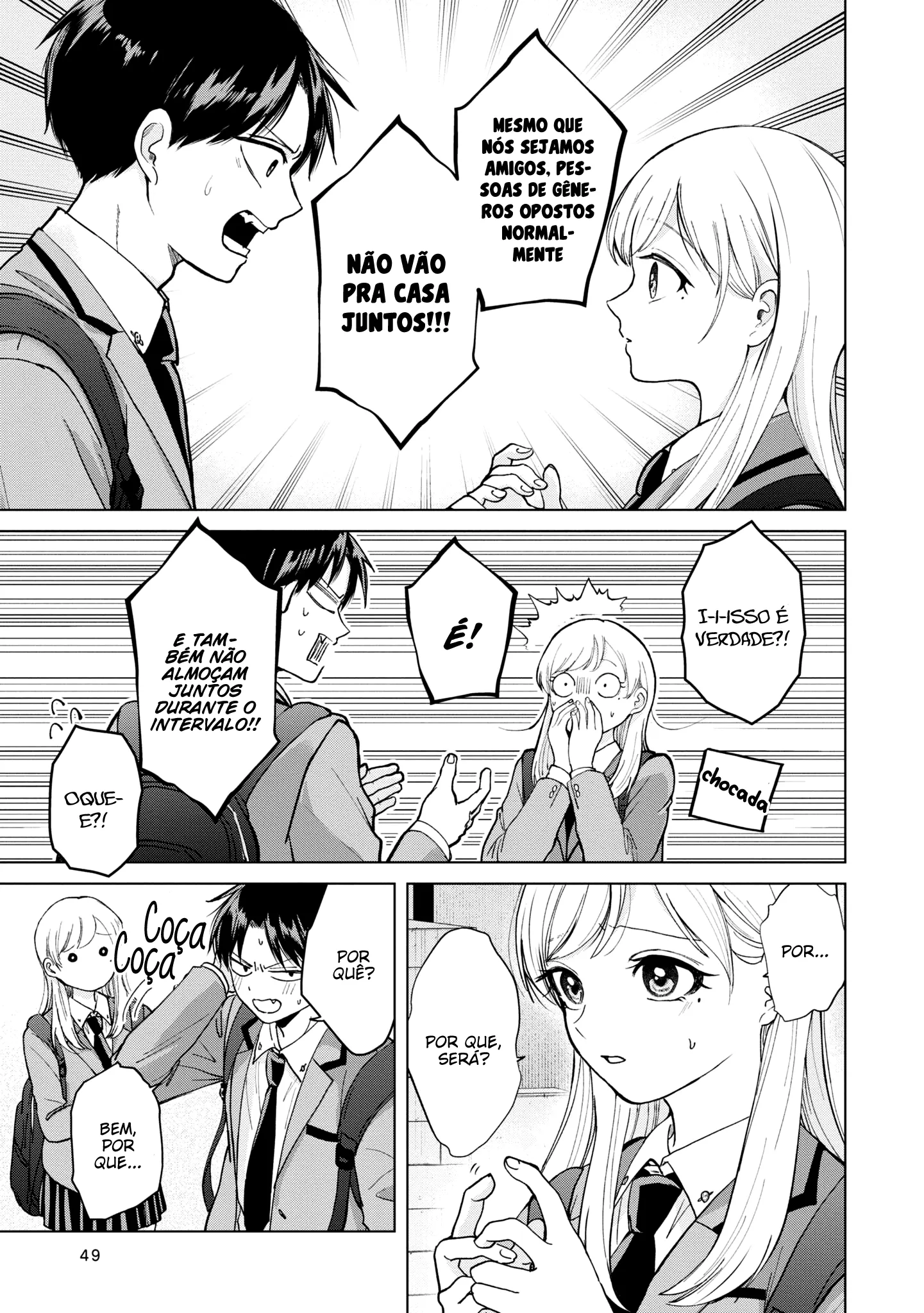 Kusunoki Fracassou em Estrear no Ensino Médio Capitulo 2 Pagina 16