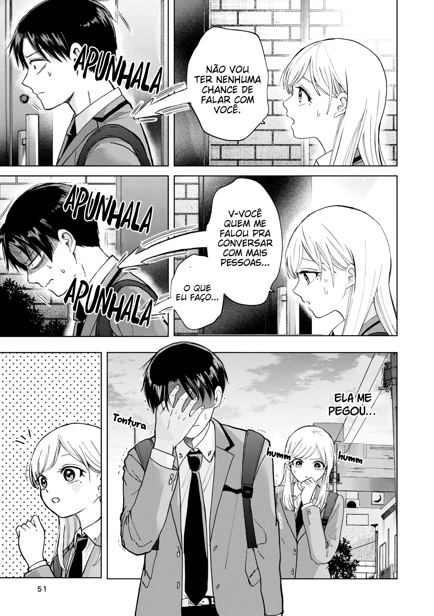 Kusunoki Fracassou em Estrear no Ensino Médio Capitulo 2 Pagina 18