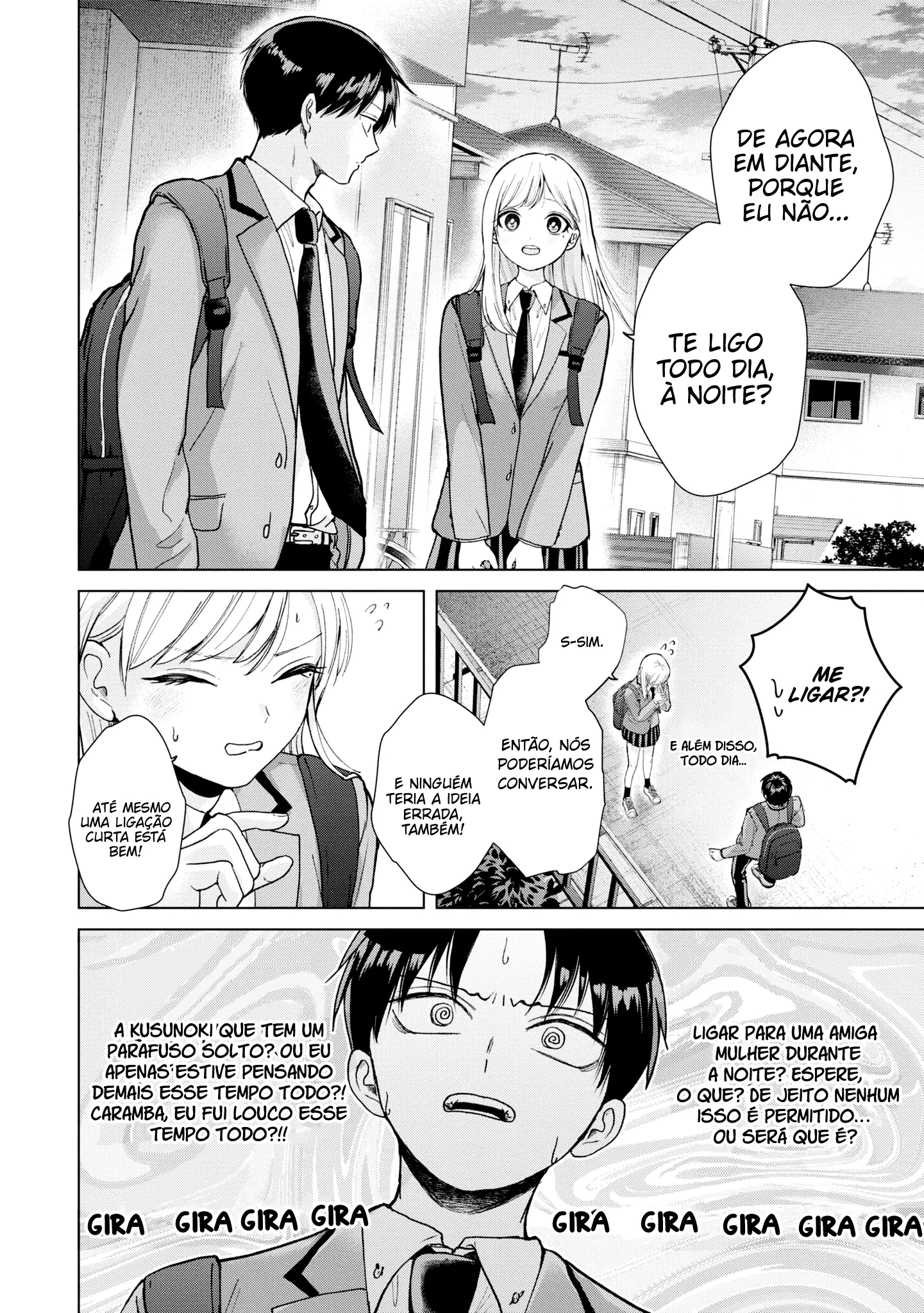 Kusunoki Fracassou em Estrear no Ensino Médio Capitulo 2 Pagina 19