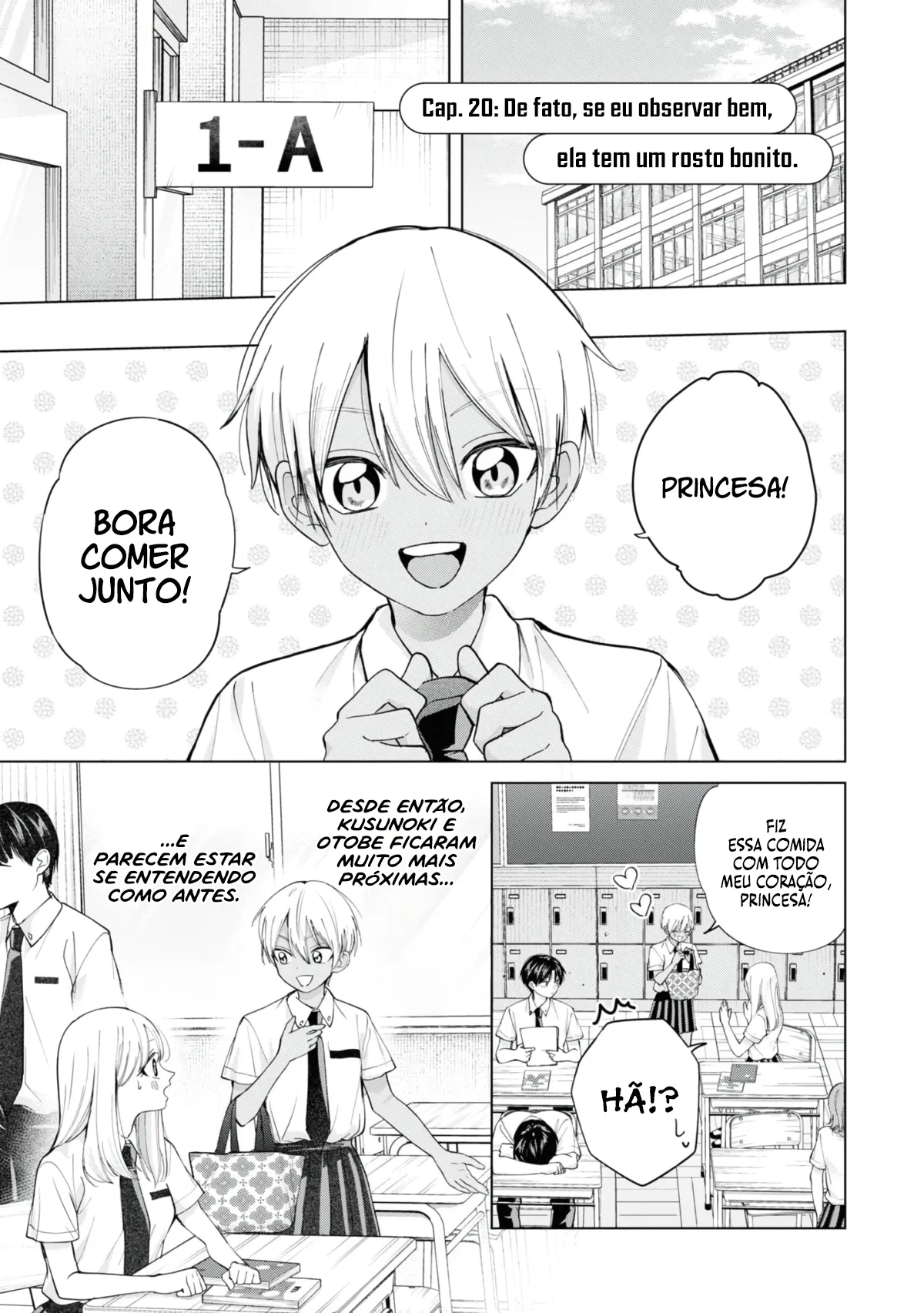 Kusunoki Fracassou em Estrear no Ensino Médio Capitulo 20 Pagina 2