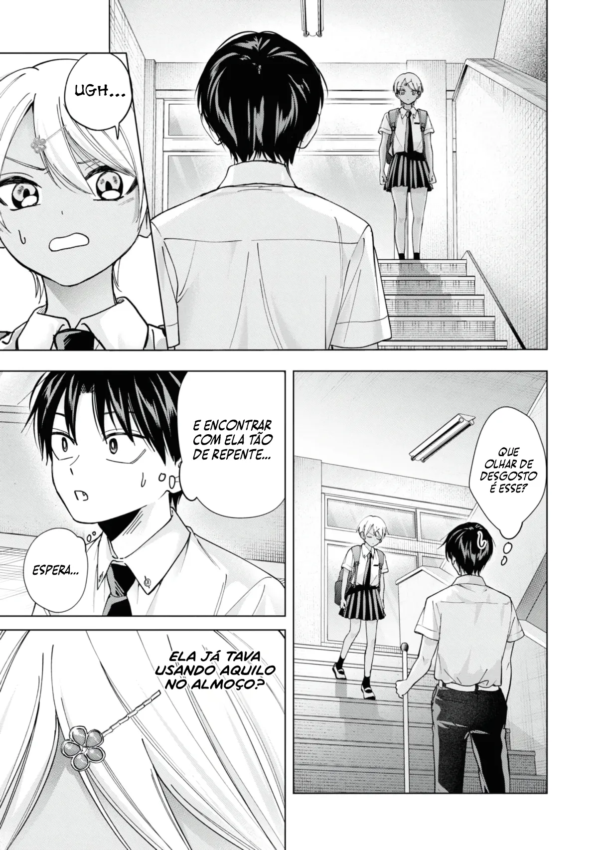 Kusunoki Fracassou em Estrear no Ensino Médio Capitulo 20 Pagina 14