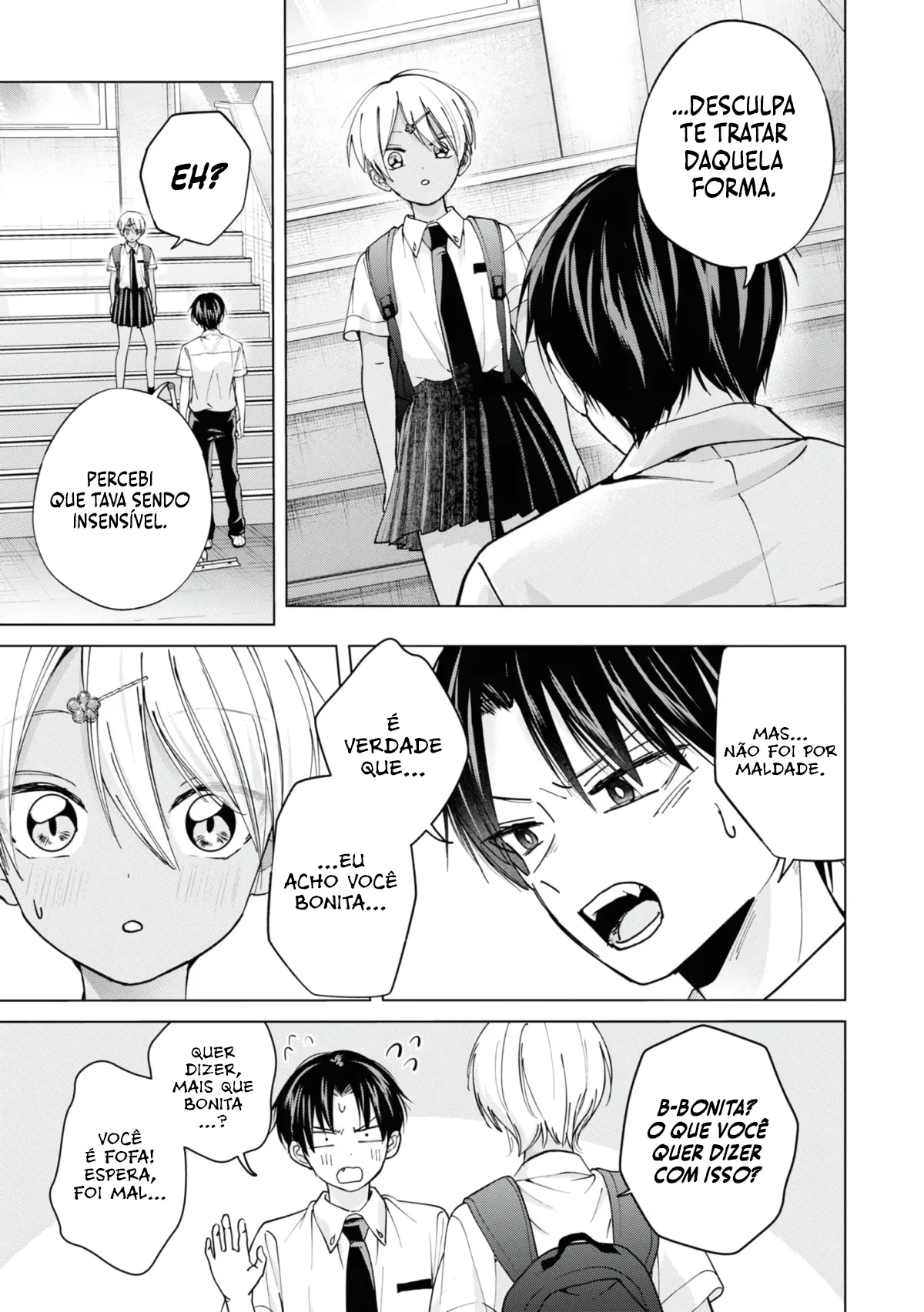 Kusunoki Fracassou em Estrear no Ensino Médio Capitulo 20 Pagina 16