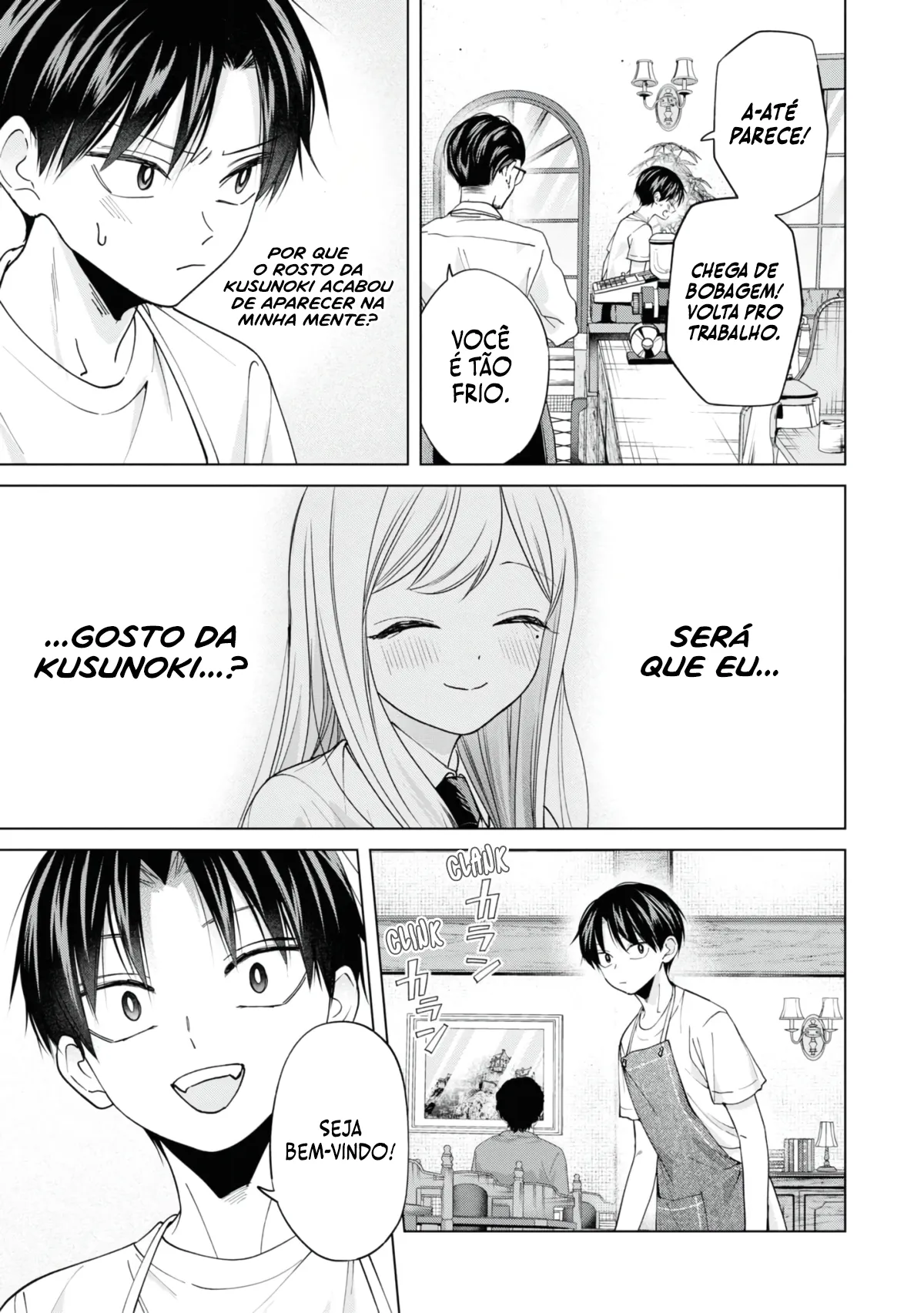 Kusunoki Fracassou em Estrear no Ensino Médio Capitulo 21 Pagina 6