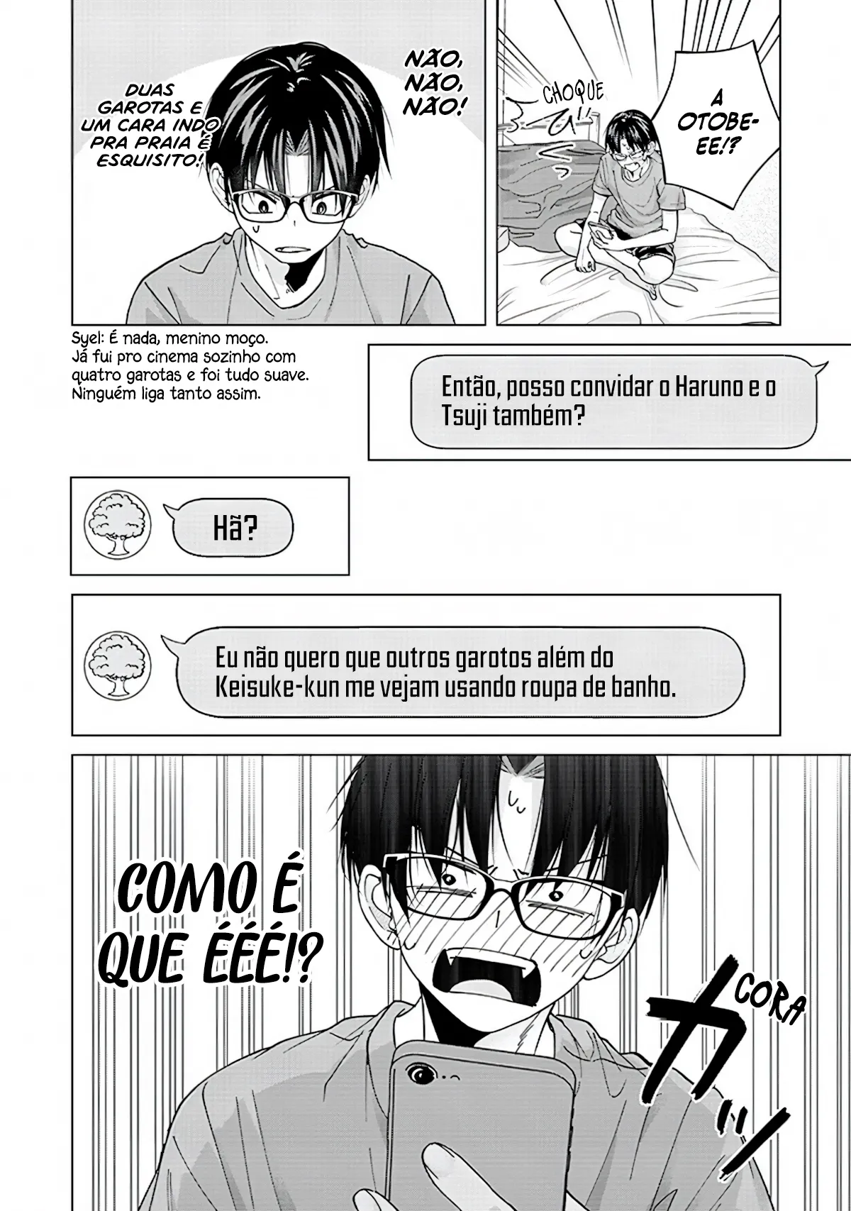Kusunoki Fracassou em Estrear no Ensino Médio Capitulo 26 Pagina 7