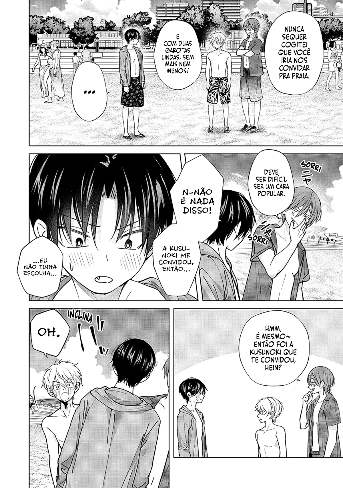 Kusunoki Fracassou em Estrear no Ensino Médio Capitulo 27 Pagina 3