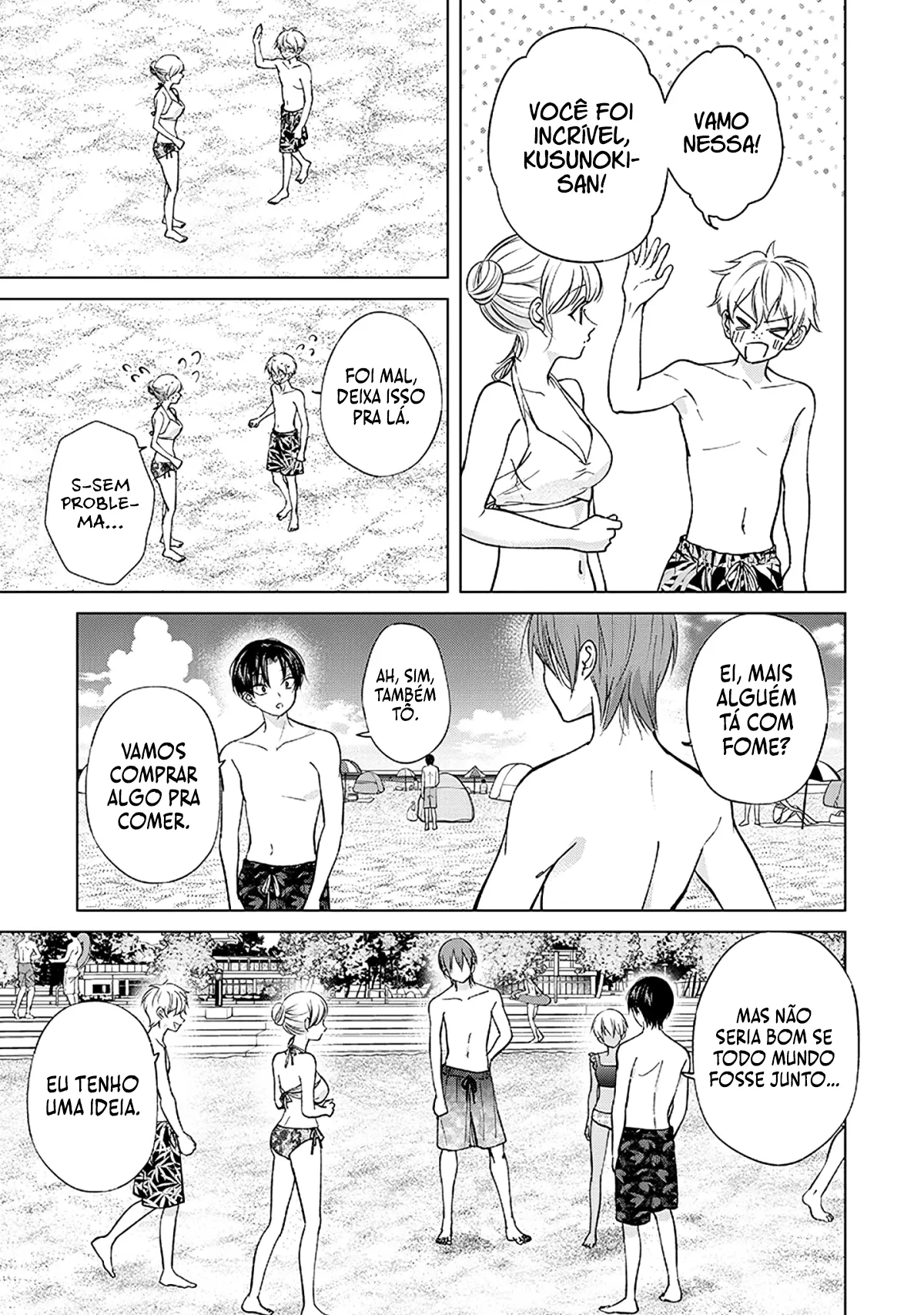 Kusunoki Fracassou em Estrear no Ensino Médio Capitulo 27 Pagina 14