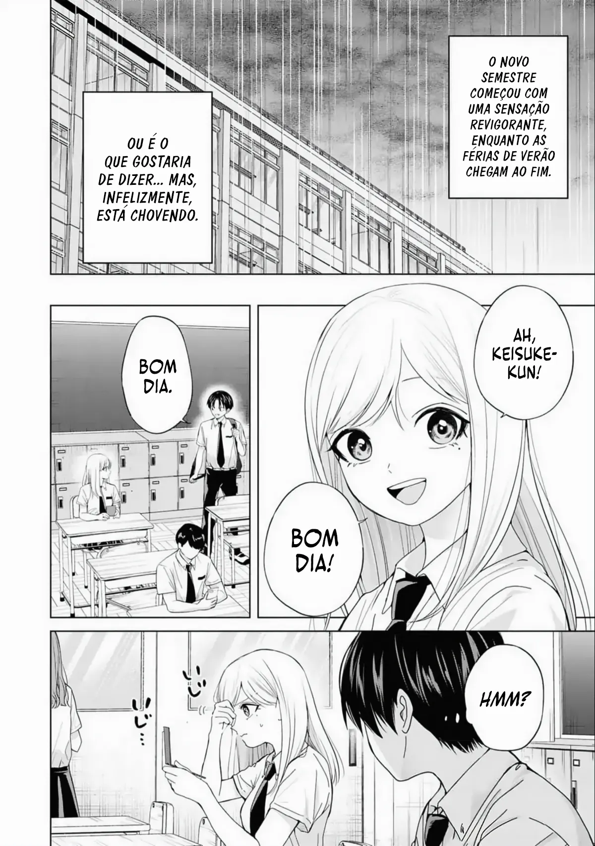 Kusunoki Fracassou em Estrear no Ensino Médio Capitulo 29 Pagina 3