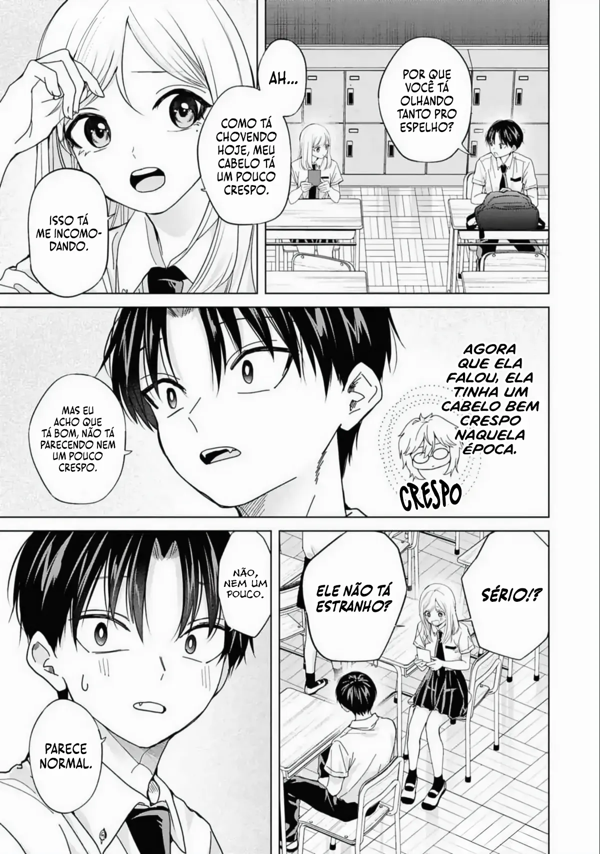 Kusunoki Fracassou em Estrear no Ensino Médio Capitulo 29 Pagina 4