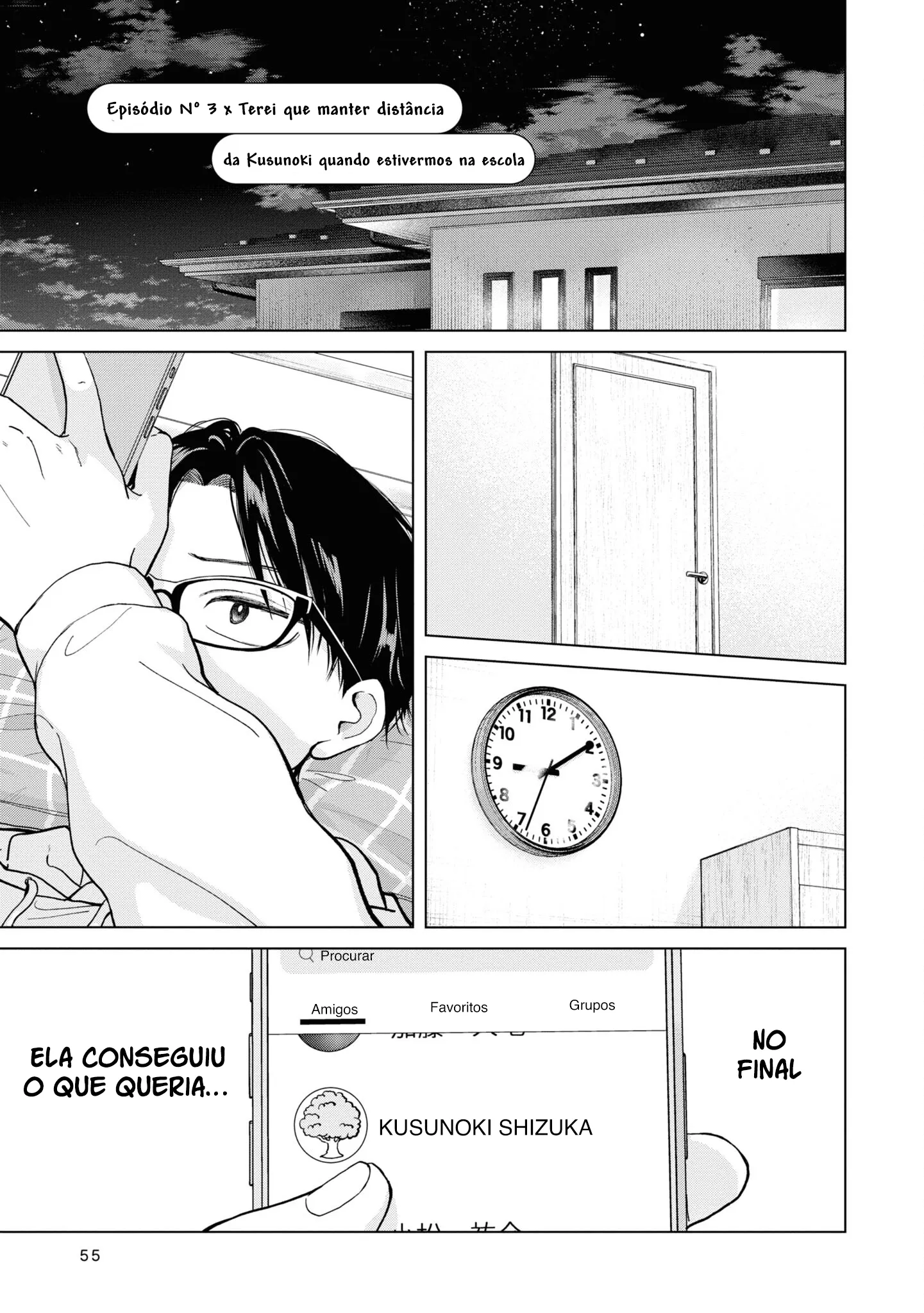 Kusunoki Fracassou em Estrear no Ensino Médio Capitulo 3 Pagina 2