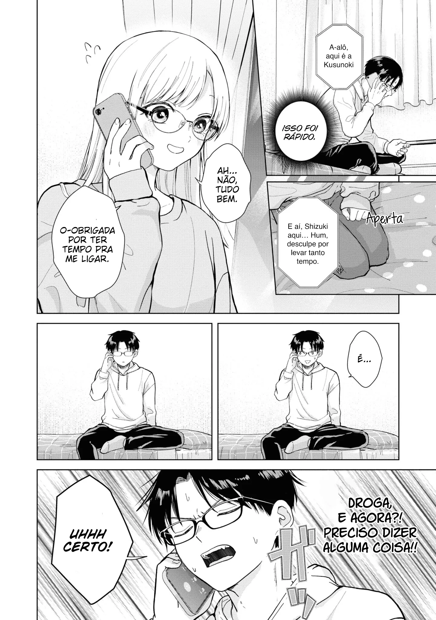 Kusunoki Fracassou em Estrear no Ensino Médio Capitulo 3 Pagina 7