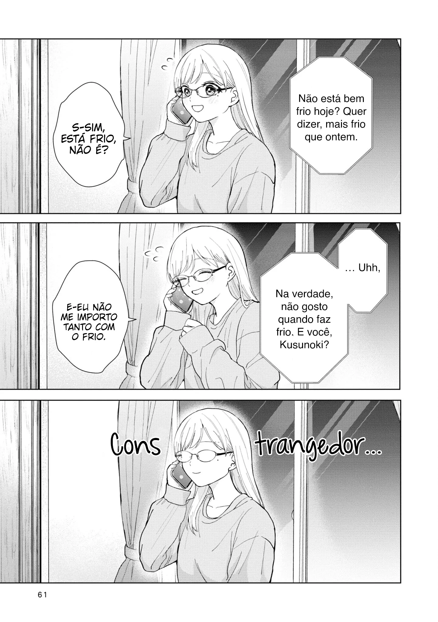 Kusunoki Fracassou em Estrear no Ensino Médio Capitulo 3 Pagina 8