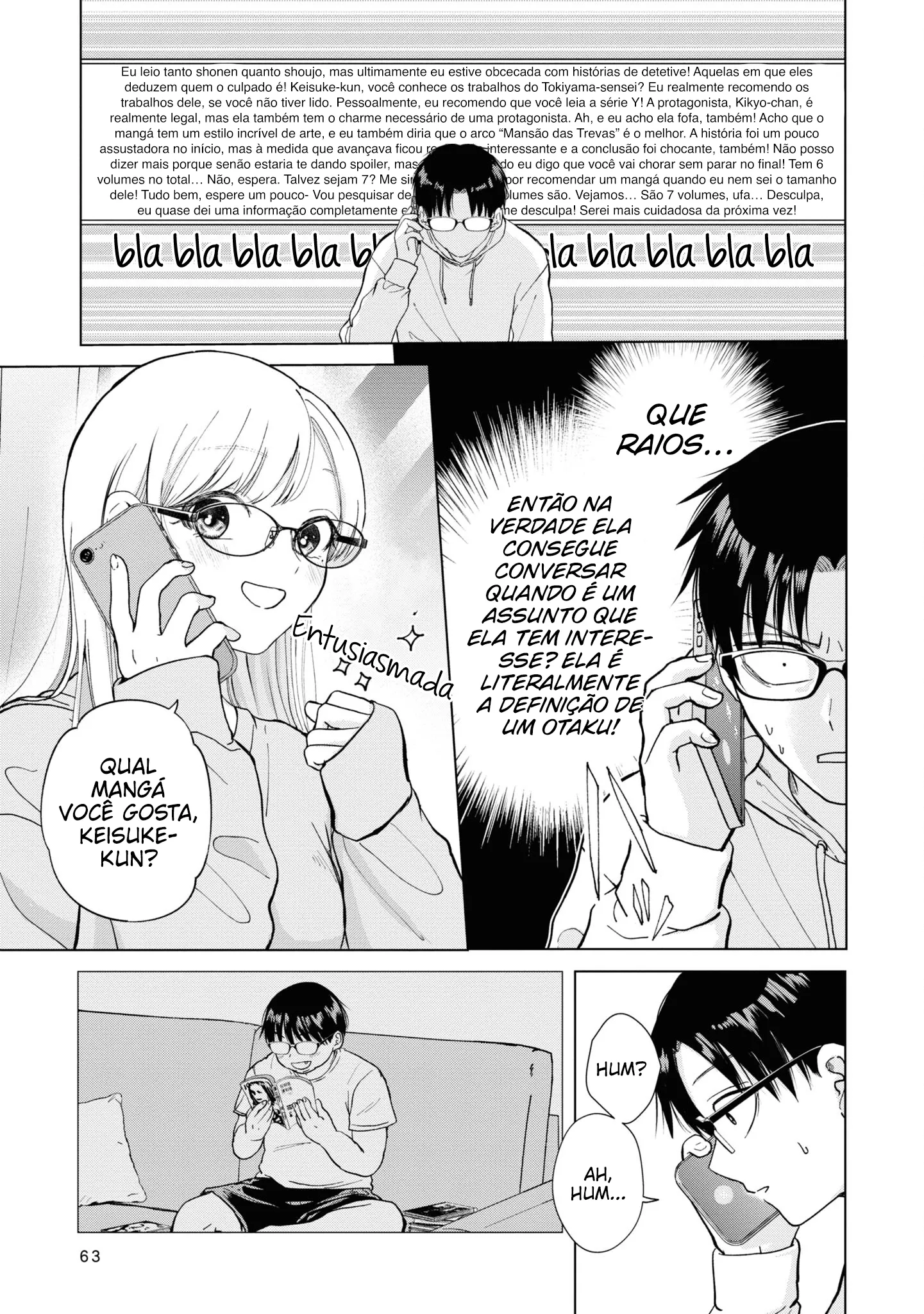 Kusunoki Fracassou em Estrear no Ensino Médio Capitulo 3 Pagina 10