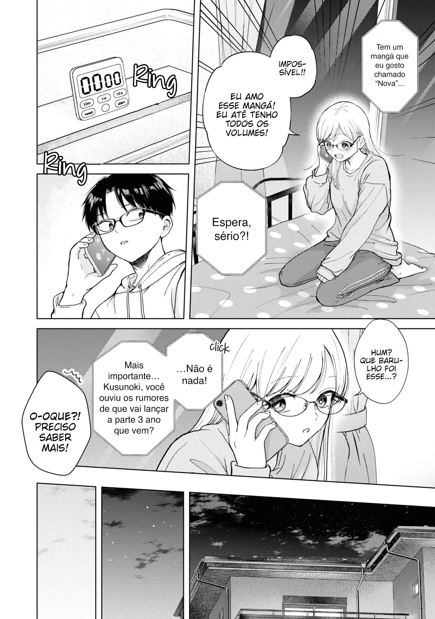 Kusunoki Fracassou em Estrear no Ensino Médio Capitulo 3 Pagina 11