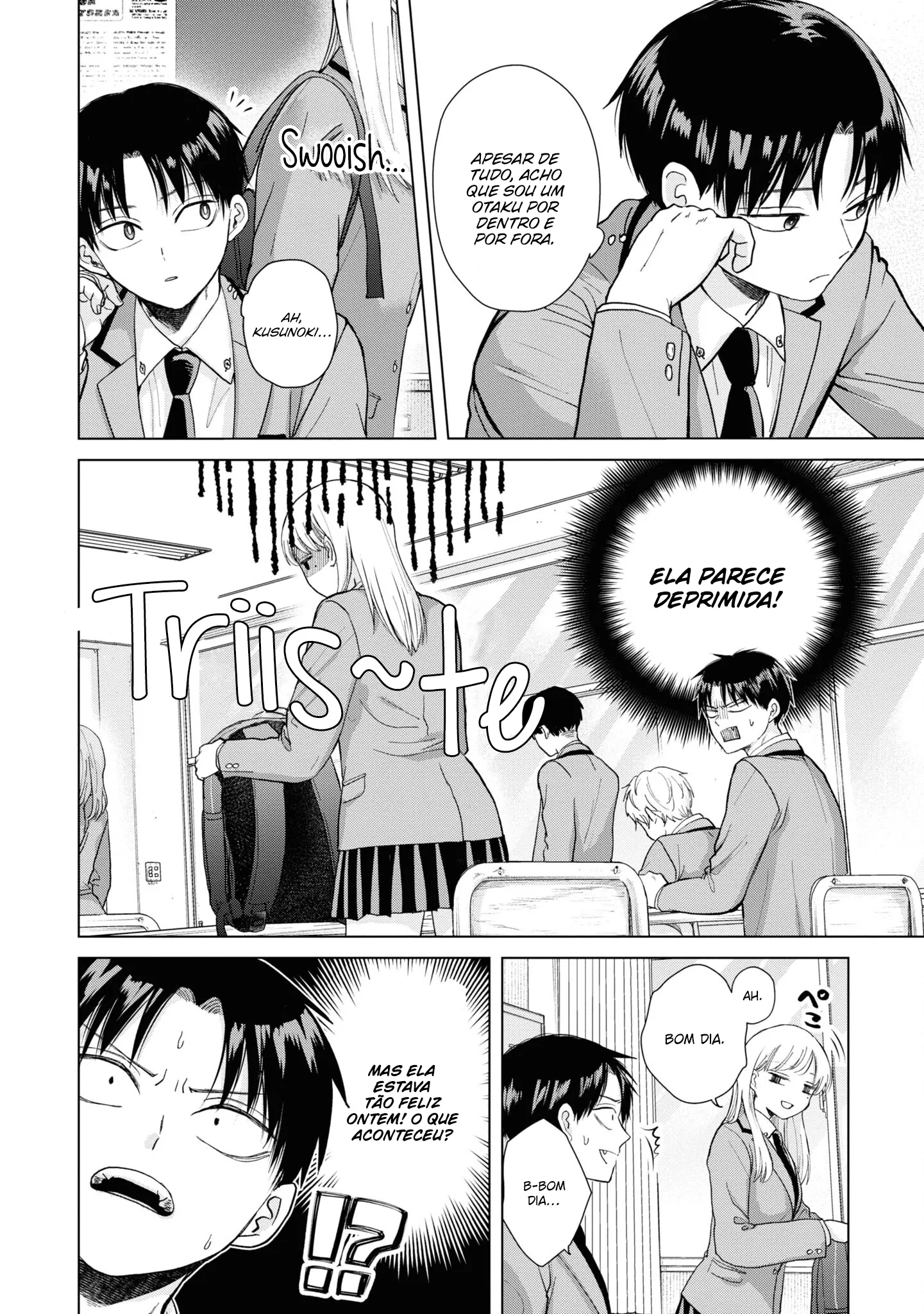 Kusunoki Fracassou em Estrear no Ensino Médio Capitulo 3 Pagina 13