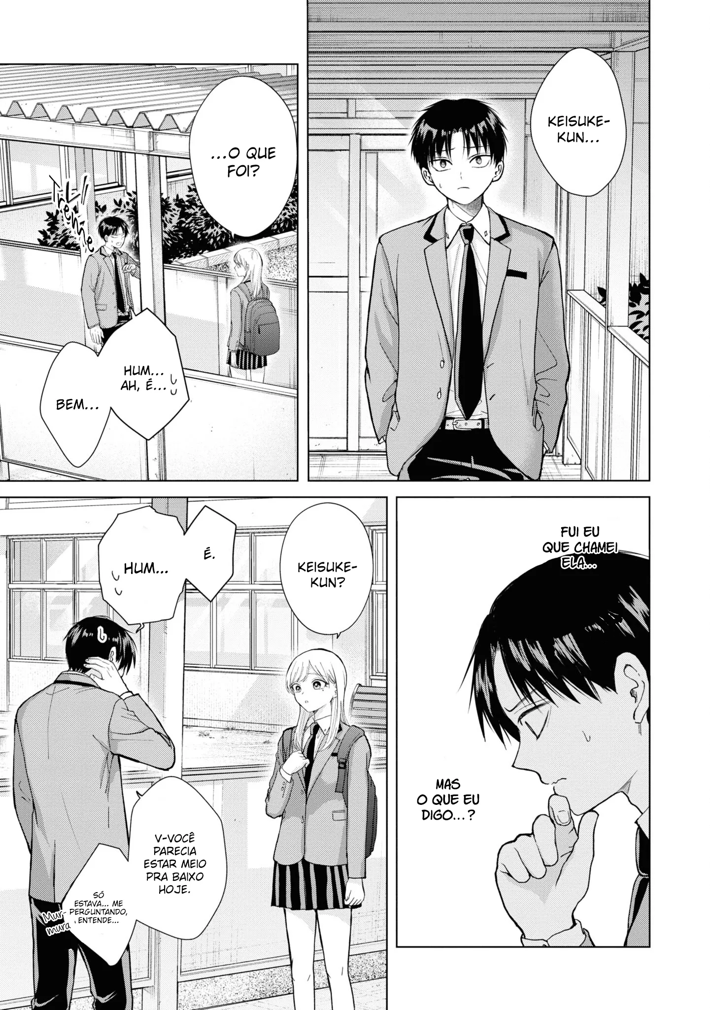 Kusunoki Fracassou em Estrear no Ensino Médio Capitulo 3 Pagina 16