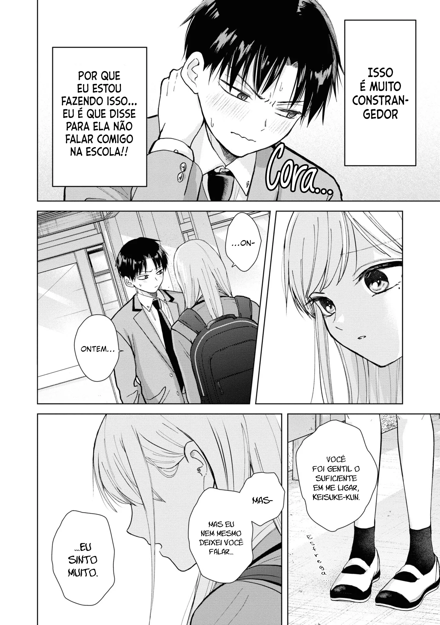 Kusunoki Fracassou em Estrear no Ensino Médio Capitulo 3 Pagina 17