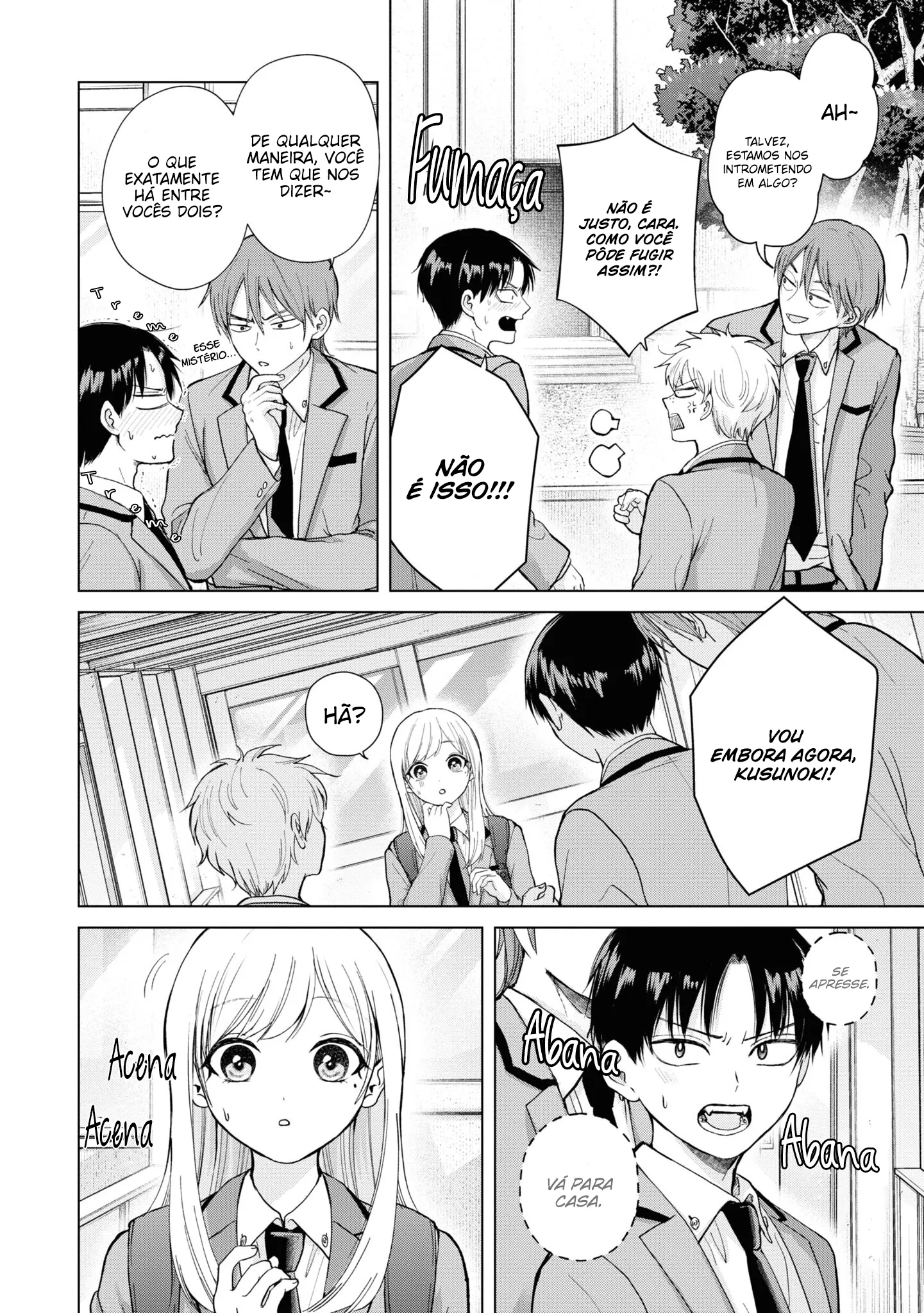 Kusunoki Fracassou em Estrear no Ensino Médio Capitulo 3 Pagina 21