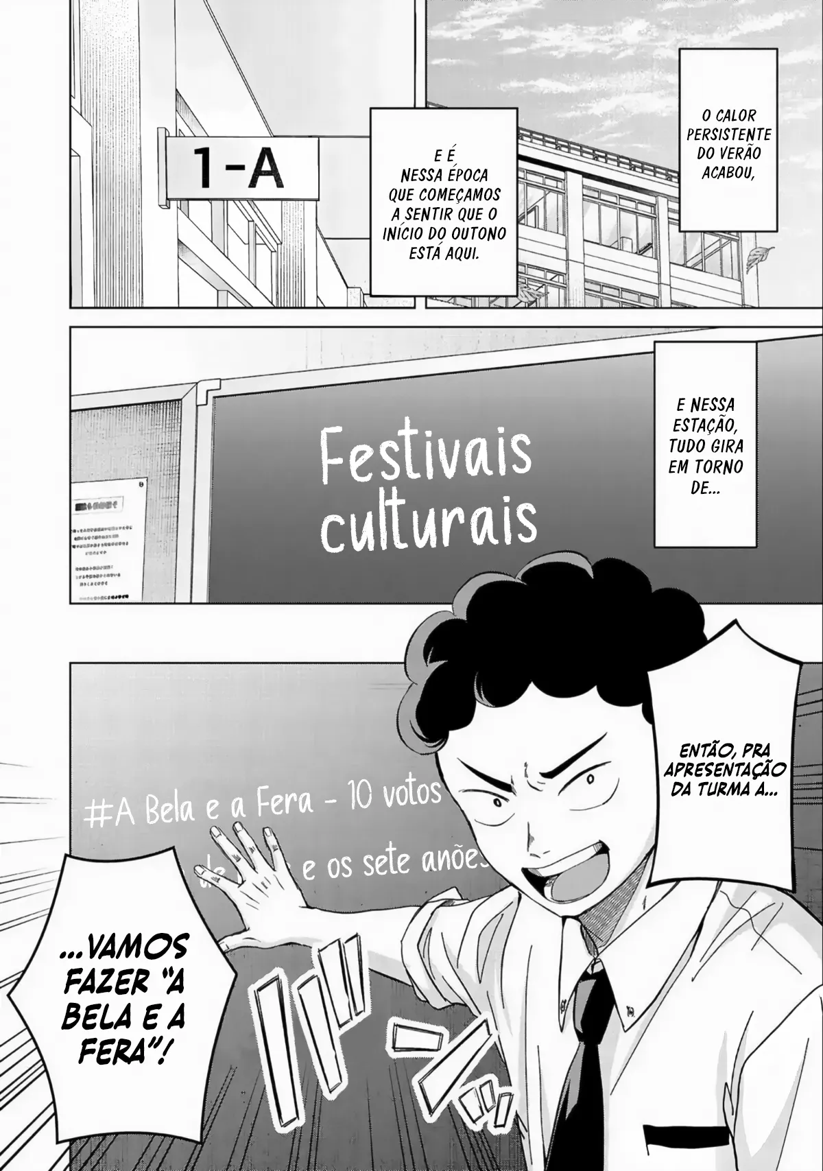 Kusunoki Fracassou em Estrear no Ensino Médio Capitulo 32 Pagina 3