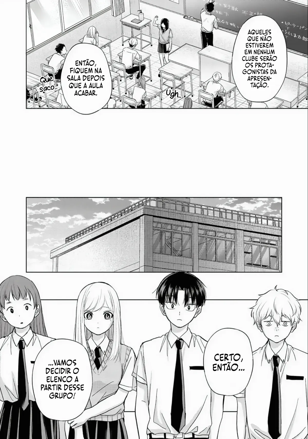 Kusunoki Fracassou em Estrear no Ensino Médio Capitulo 32 Pagina 5