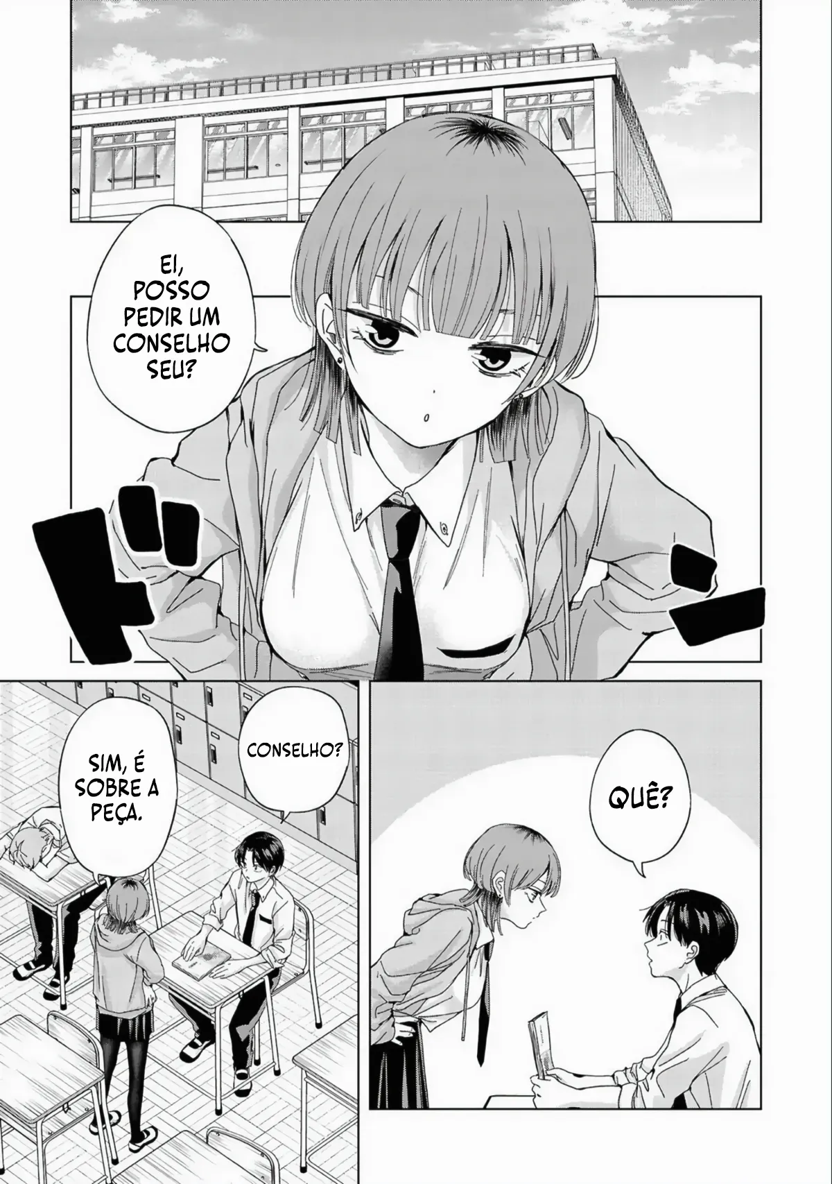 Kusunoki Fracassou em Estrear no Ensino Médio Capitulo 32 Pagina 16