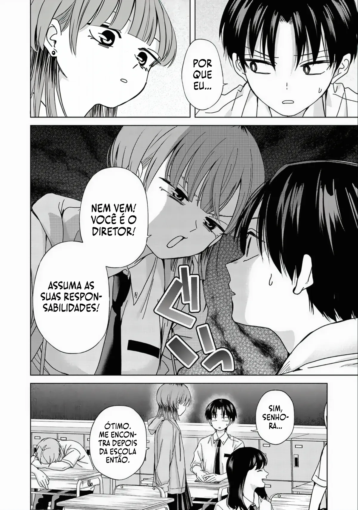 Kusunoki Fracassou em Estrear no Ensino Médio Capitulo 32 Pagina 17