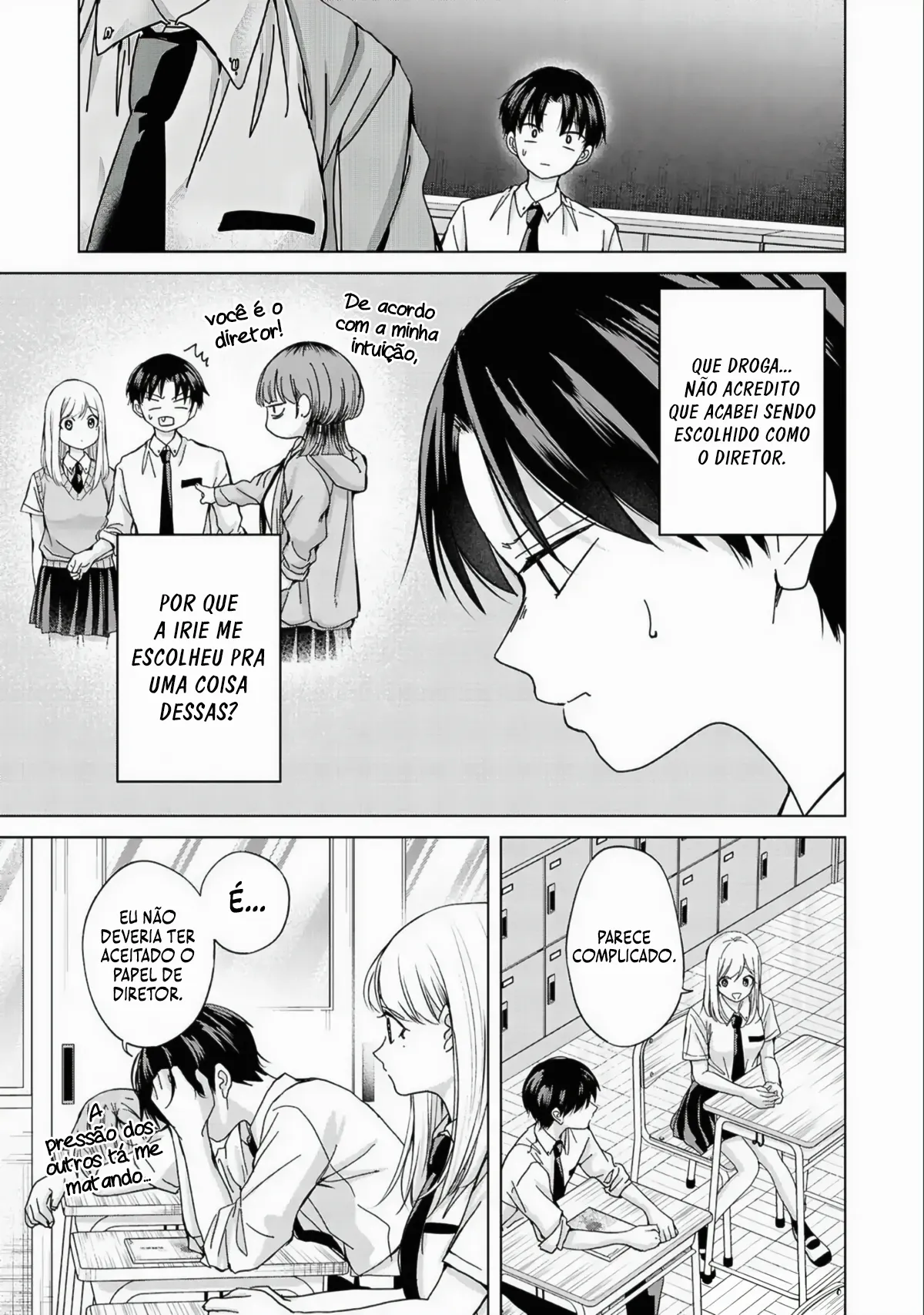 Kusunoki Fracassou em Estrear no Ensino Médio Capitulo 32 Pagina 18