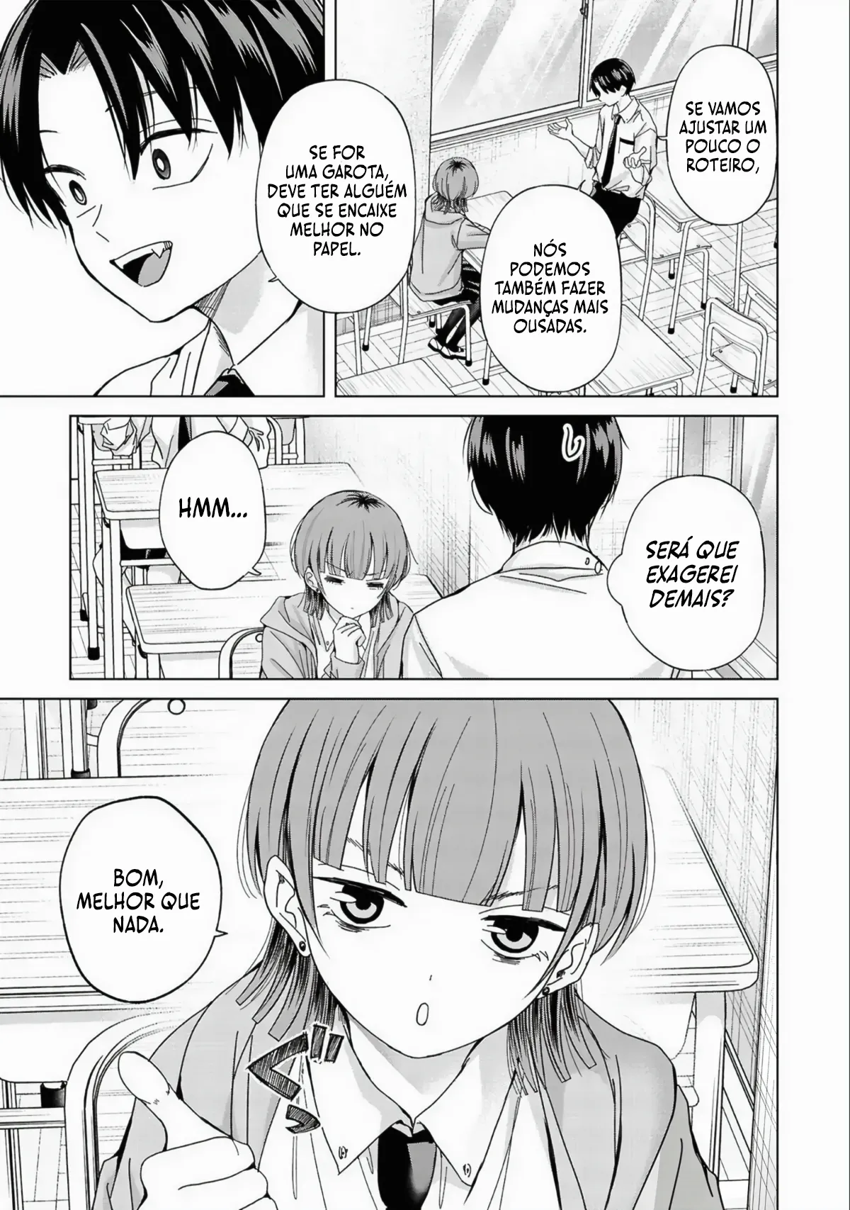 Kusunoki Fracassou em Estrear no Ensino Médio Capitulo 32 Pagina 24