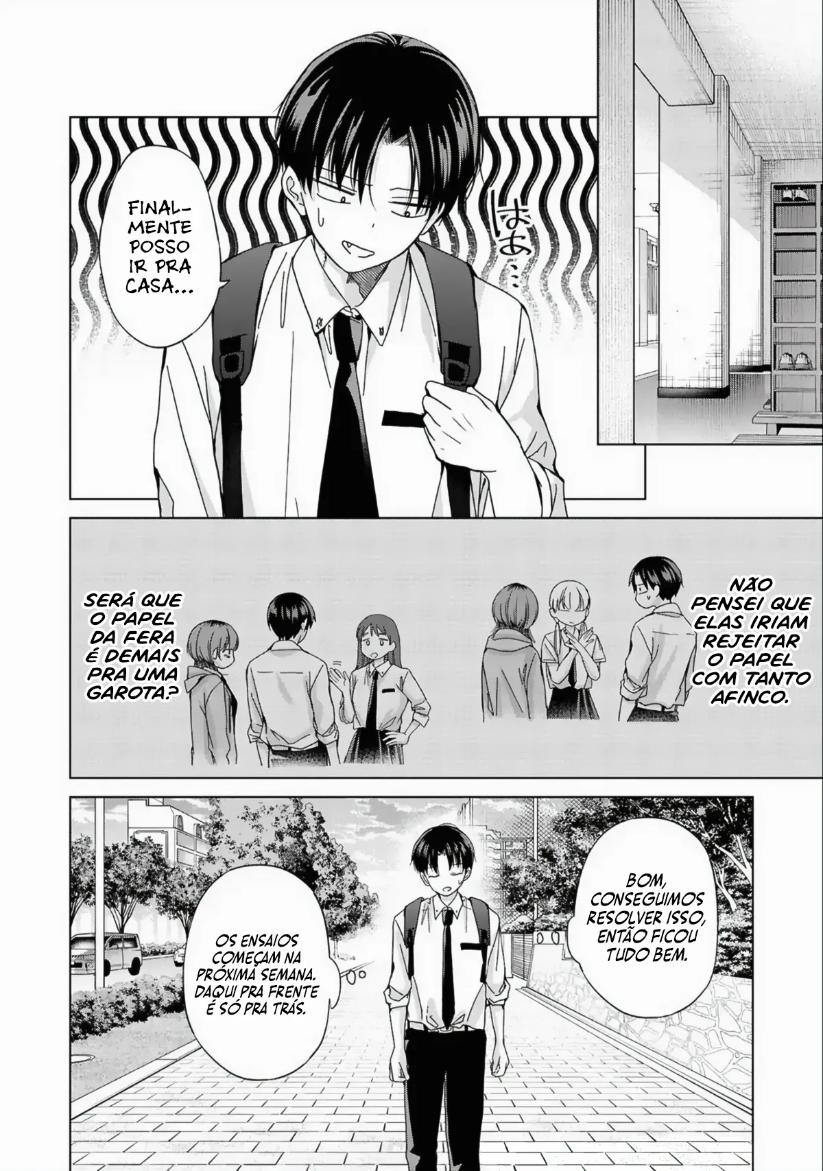 Kusunoki Fracassou em Estrear no Ensino Médio Capitulo 32 Pagina 27