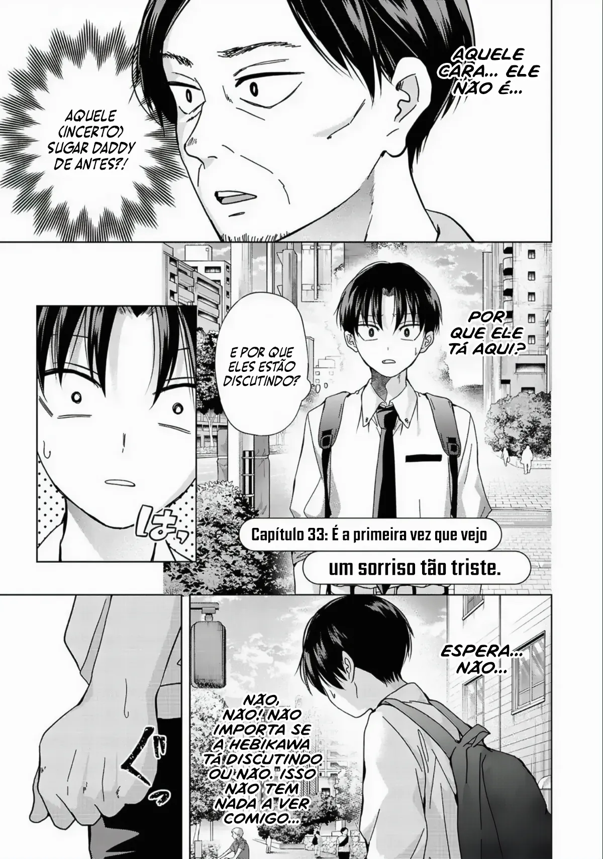 Kusunoki Fracassou em Estrear no Ensino Médio Capitulo 33 Pagina 2