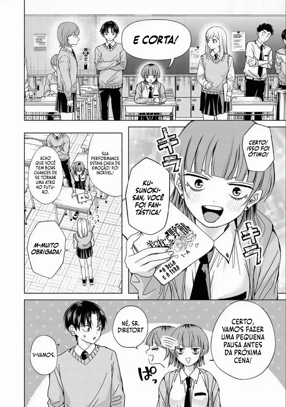 Kusunoki Fracassou em Estrear no Ensino Médio Capitulo 33 Pagina 19