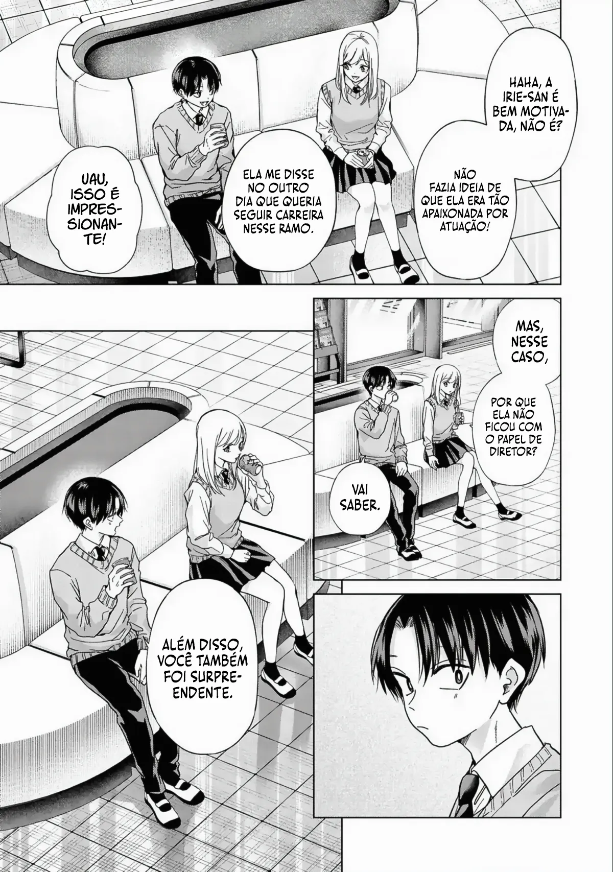 Kusunoki Fracassou em Estrear no Ensino Médio Capitulo 33 Pagina 26