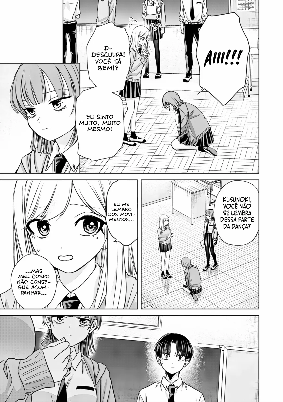 Kusunoki Fracassou em Estrear no Ensino Médio Capitulo 34 Pagina 8