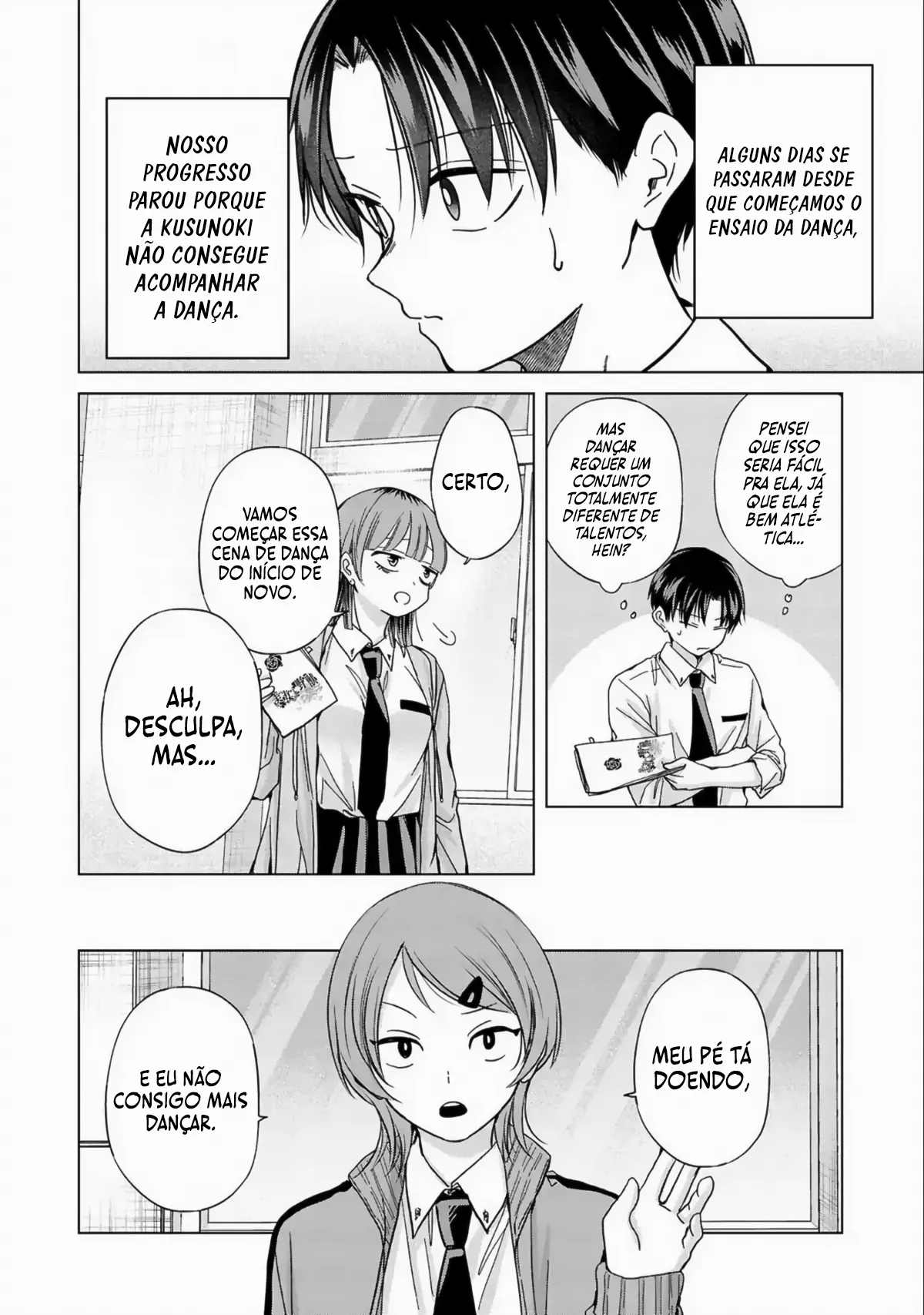 Kusunoki Fracassou em Estrear no Ensino Médio Capitulo 34 Pagina 9