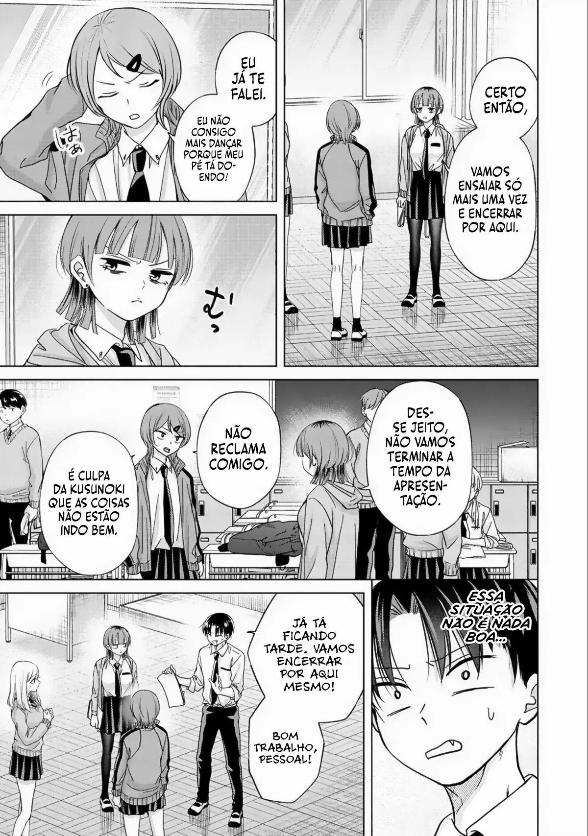 Kusunoki Fracassou em Estrear no Ensino Médio Capitulo 34 Pagina 10