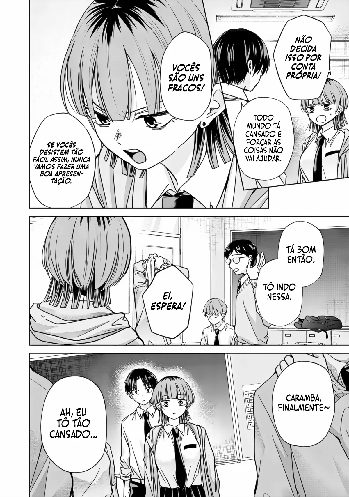 Kusunoki Fracassou em Estrear no Ensino Médio Capitulo 34 Pagina 11